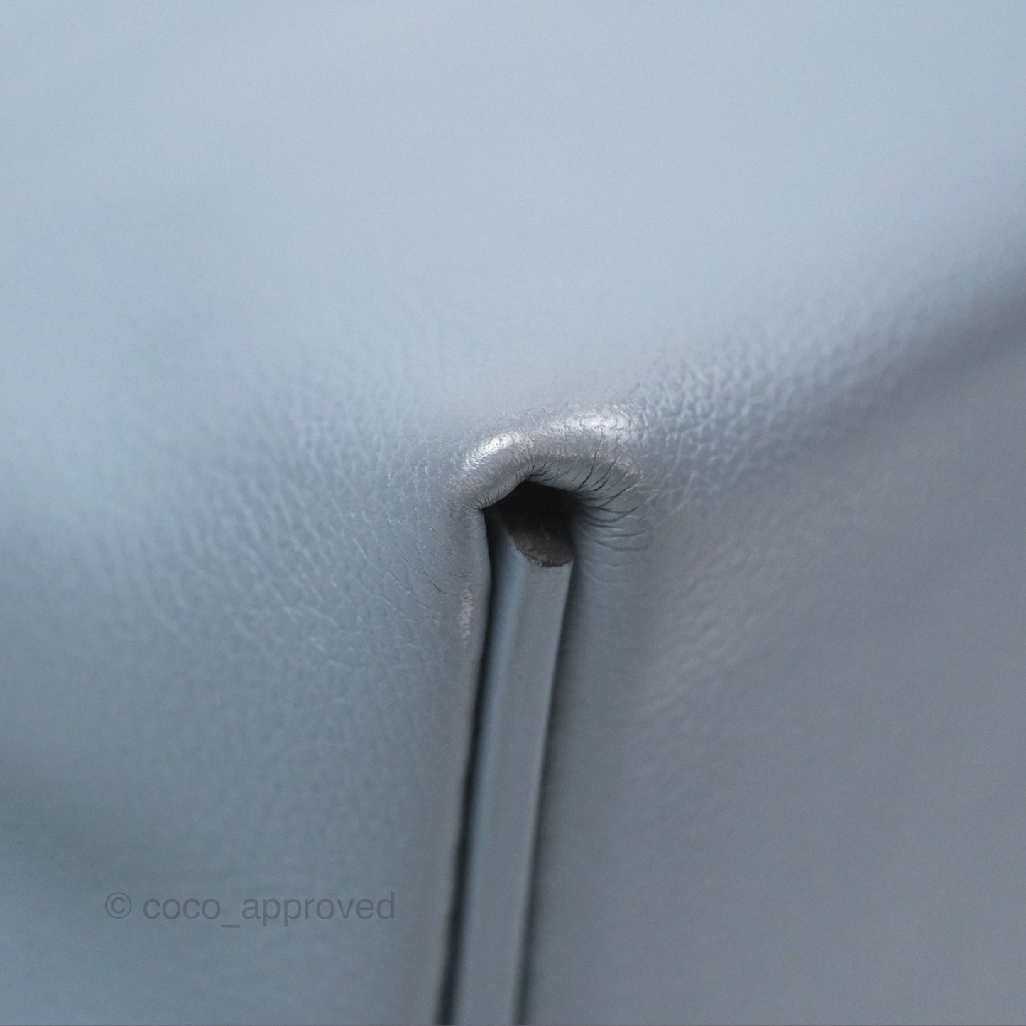 Hermès 24/24 21 Mini Bleu Lin J7 Evercolor/ Swift Gold Hardware