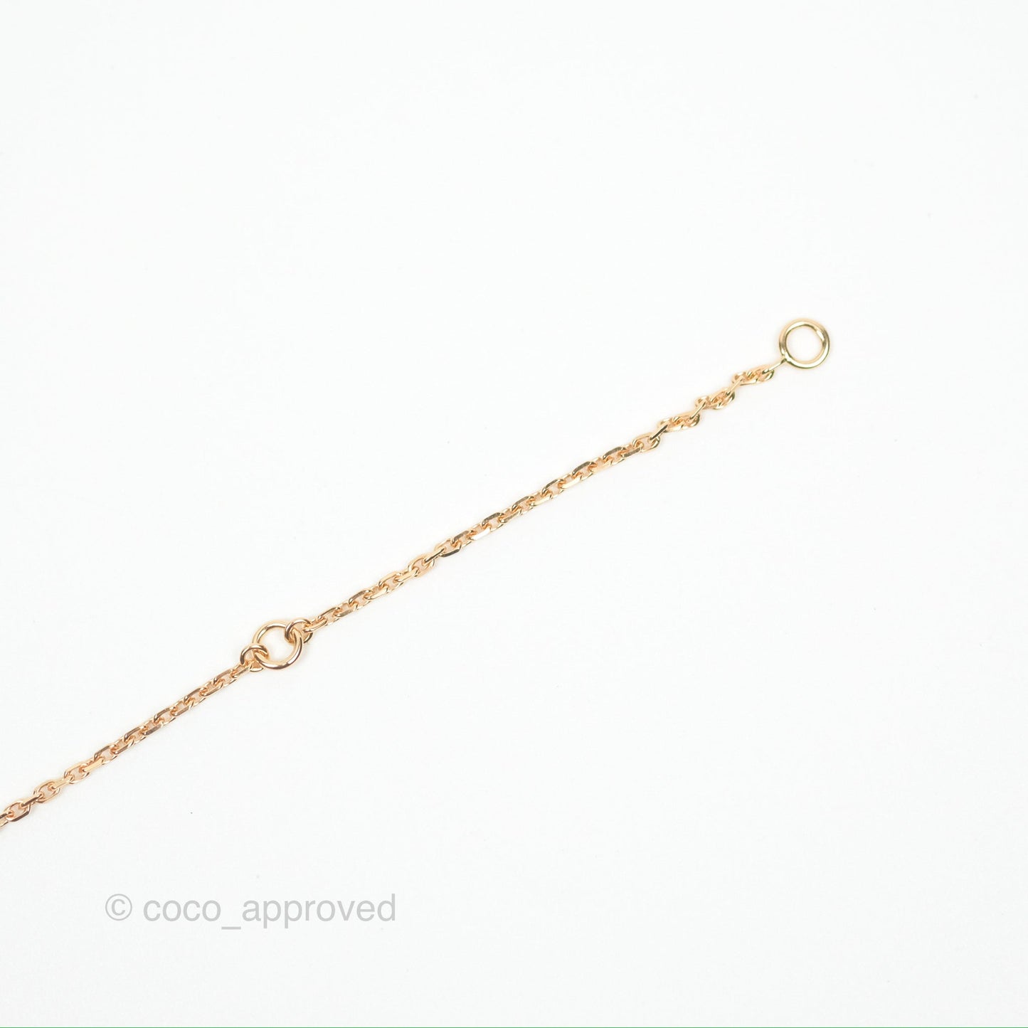 Van Cleef & Arpels Vintage Alhambra Pendant Diamonds Rose Gold