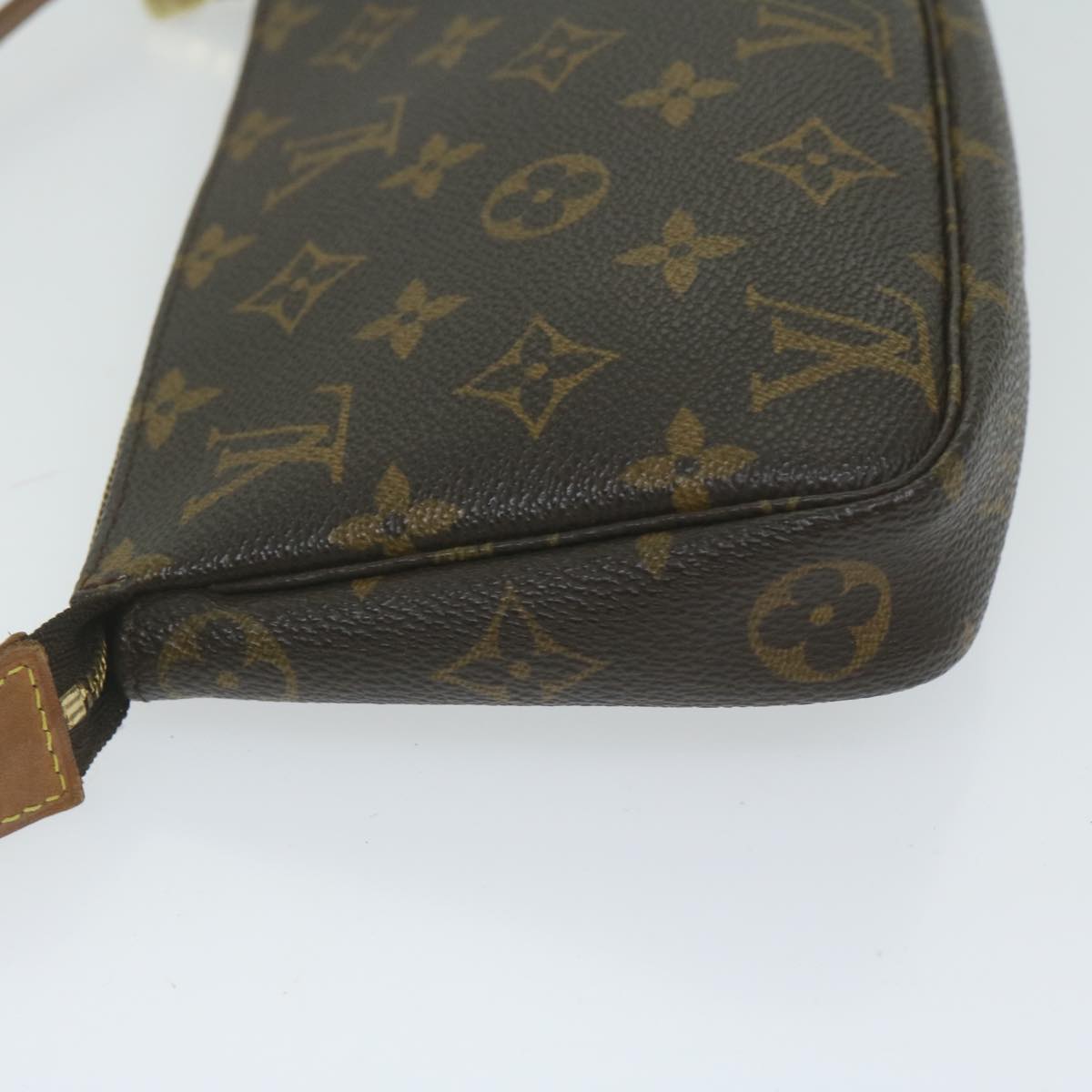 LOUIS VUITTON Monogram Pochette Accessoires Pouch M51980 LV 61064
