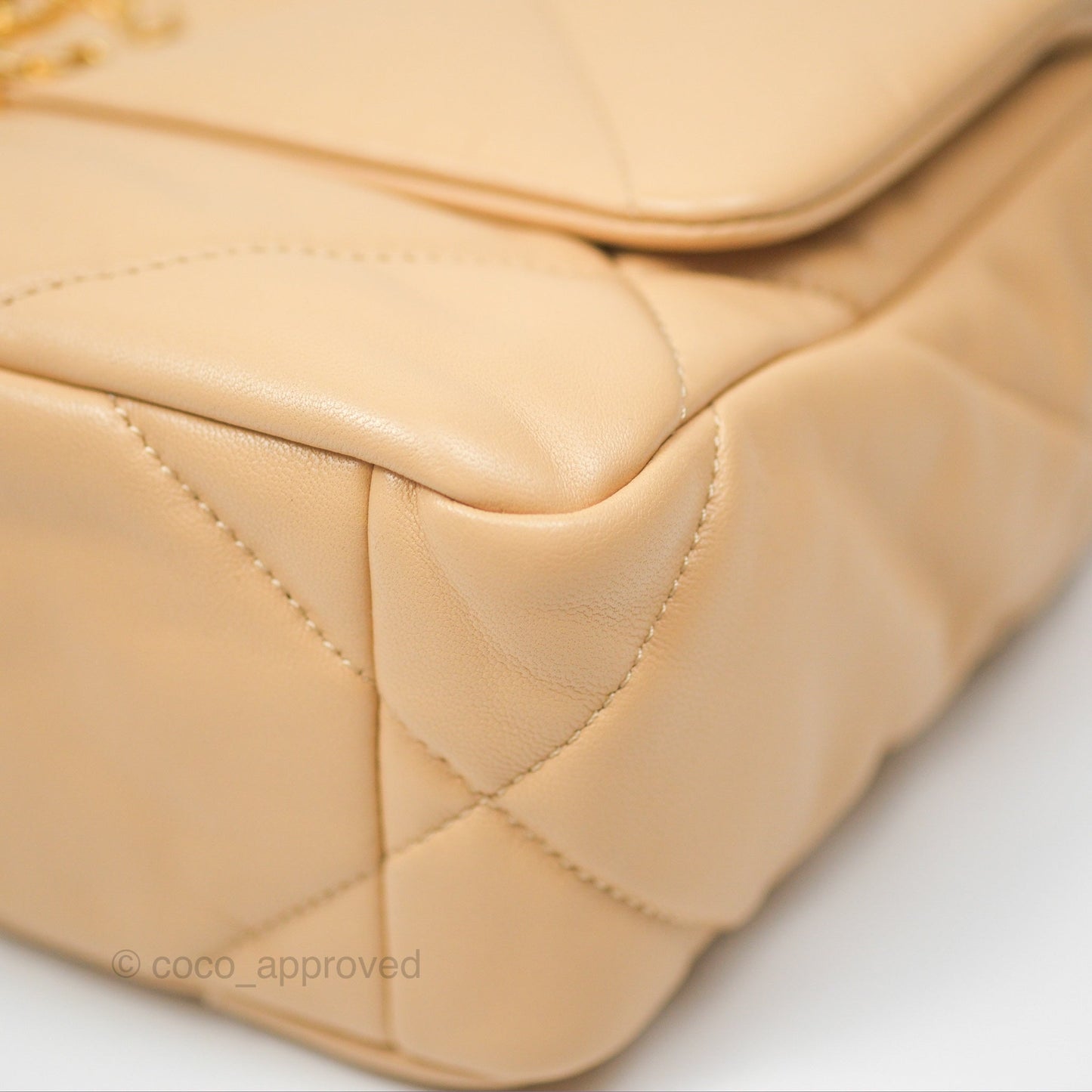 Chanel 19 Small Beige Mixed Hardware 22C