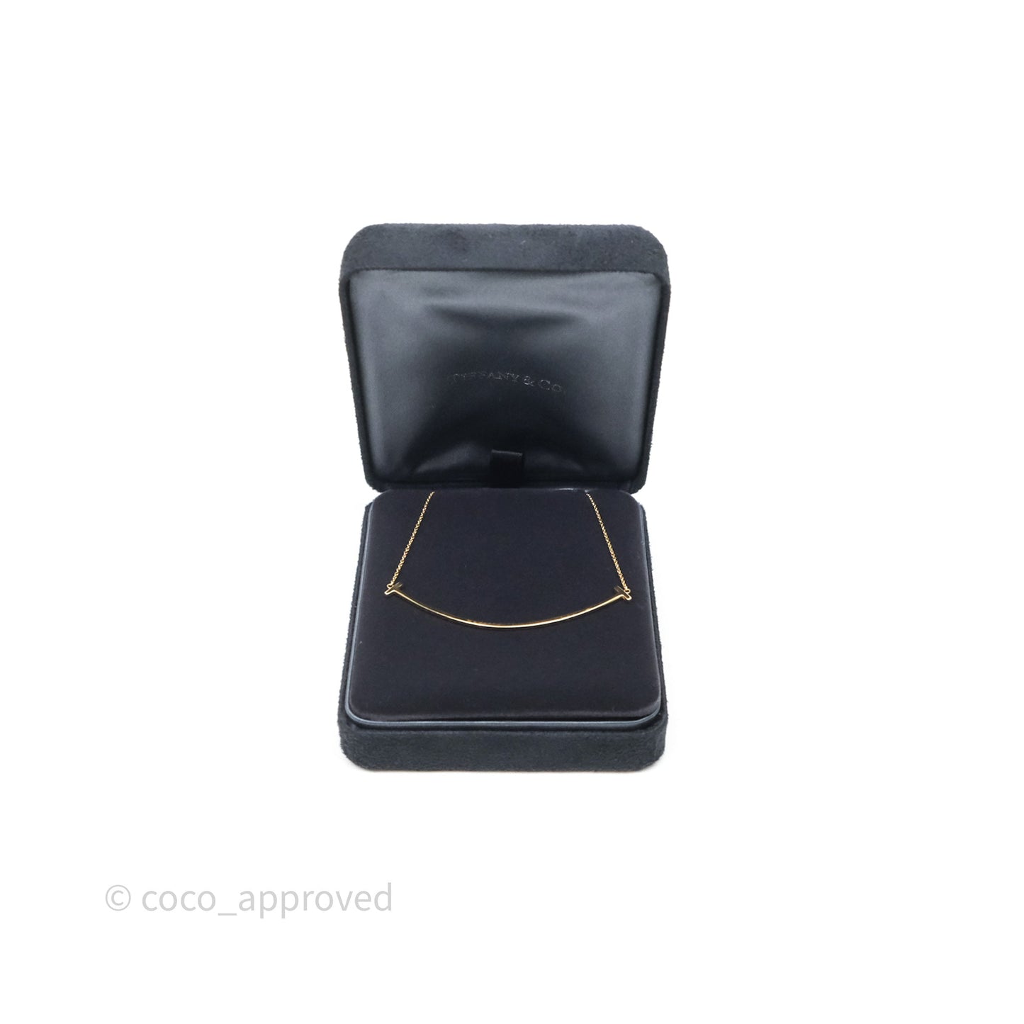 Tiffany & Co Tiffany T Smile Pendant in Yellow Gold Large