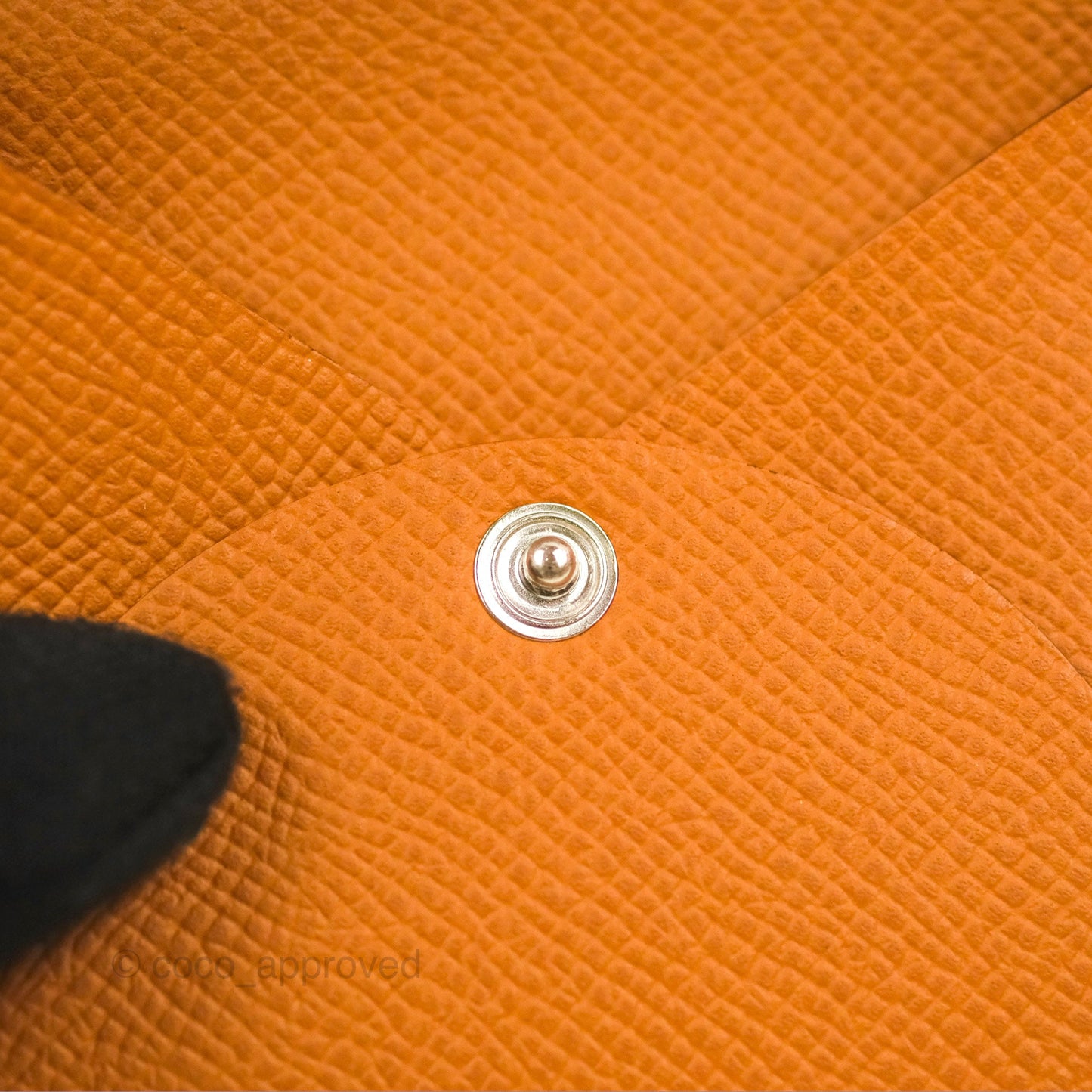 Hermès Bastia Coin Purse Gold Epsom