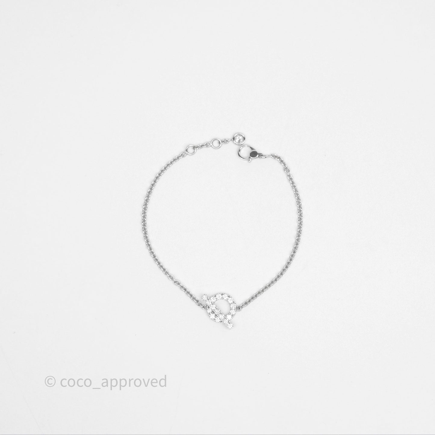 Hermès Finesse Bracelet Diamonds White Gold