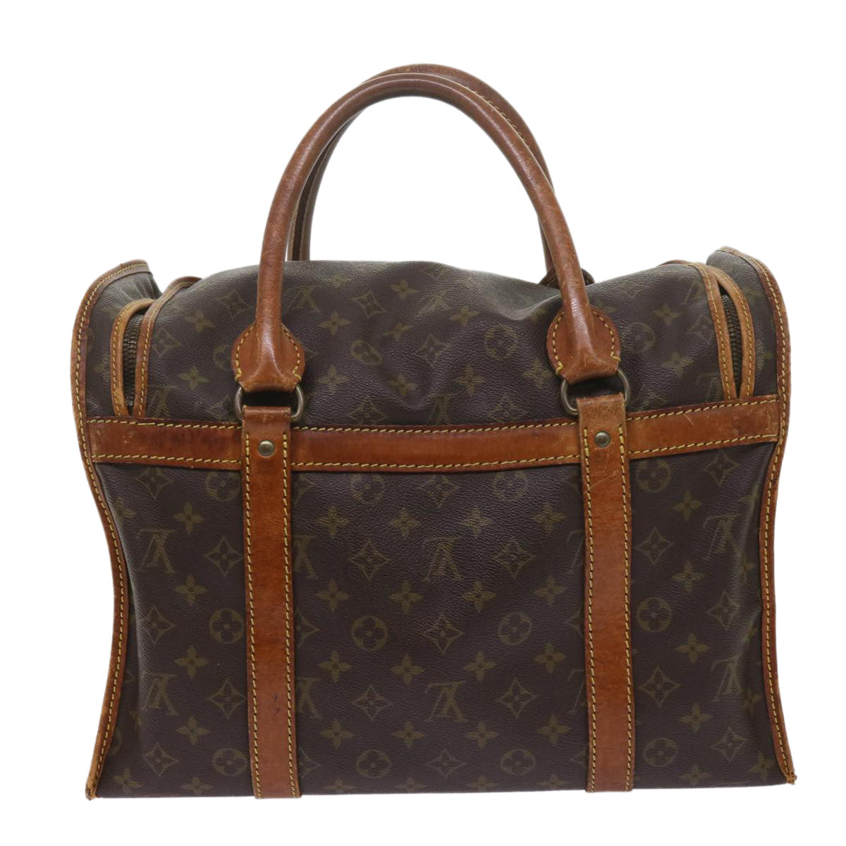 LOUIS VUITTON Monogram Sac Shan 40 Pet Carry Vintage M42024 LV 61117