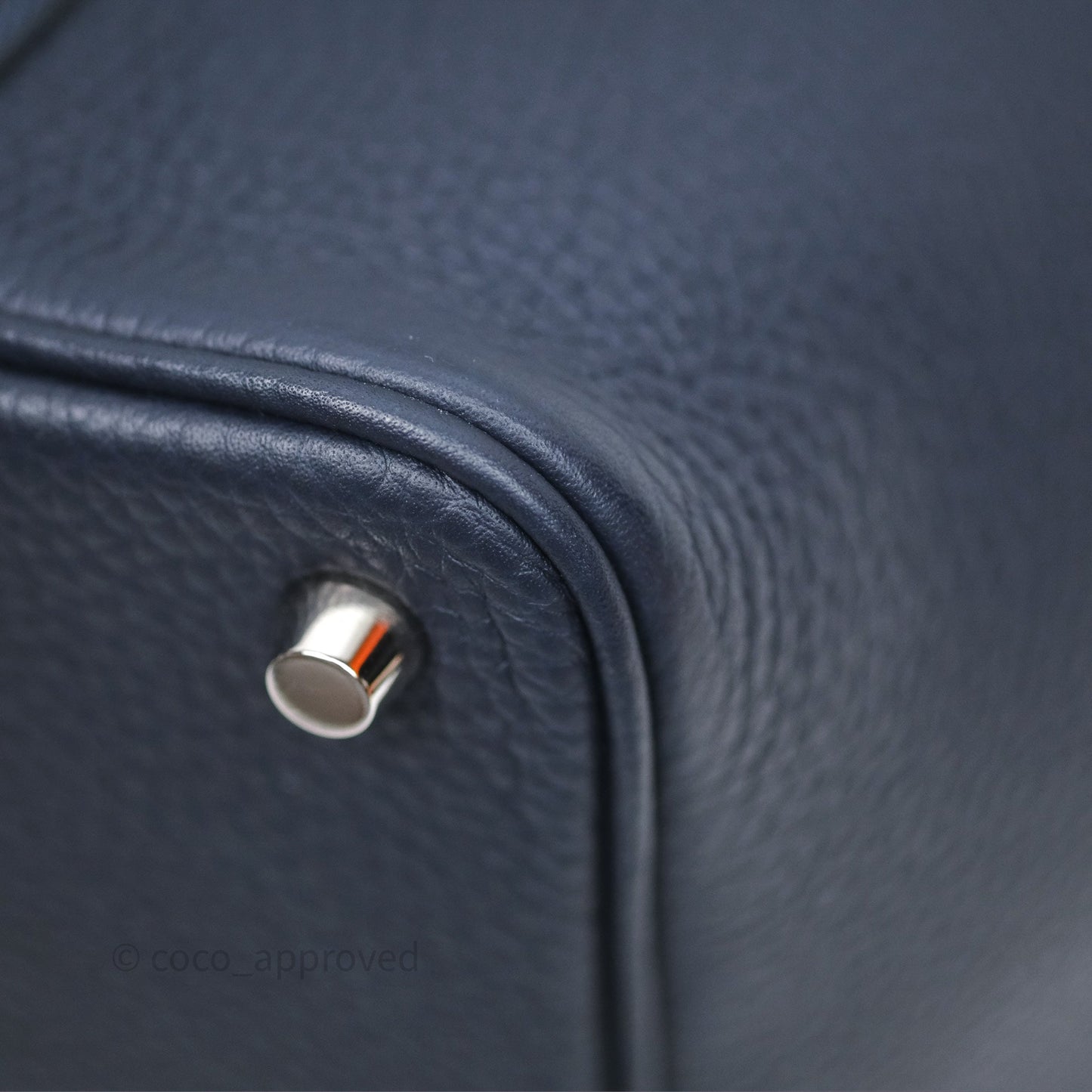 Hermès Picotin 18 Bleu Nuit 2Z Clemence Palladium Hardware