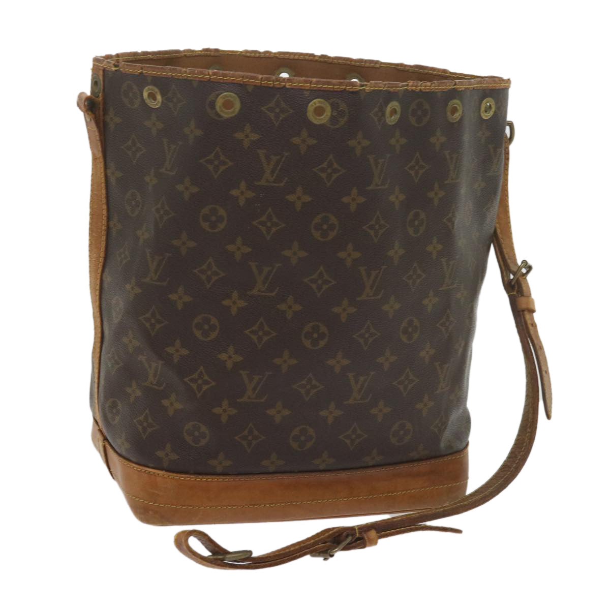 LOUIS VUITTON Monogram Noe Shoulder Bag M42224 LV 61125