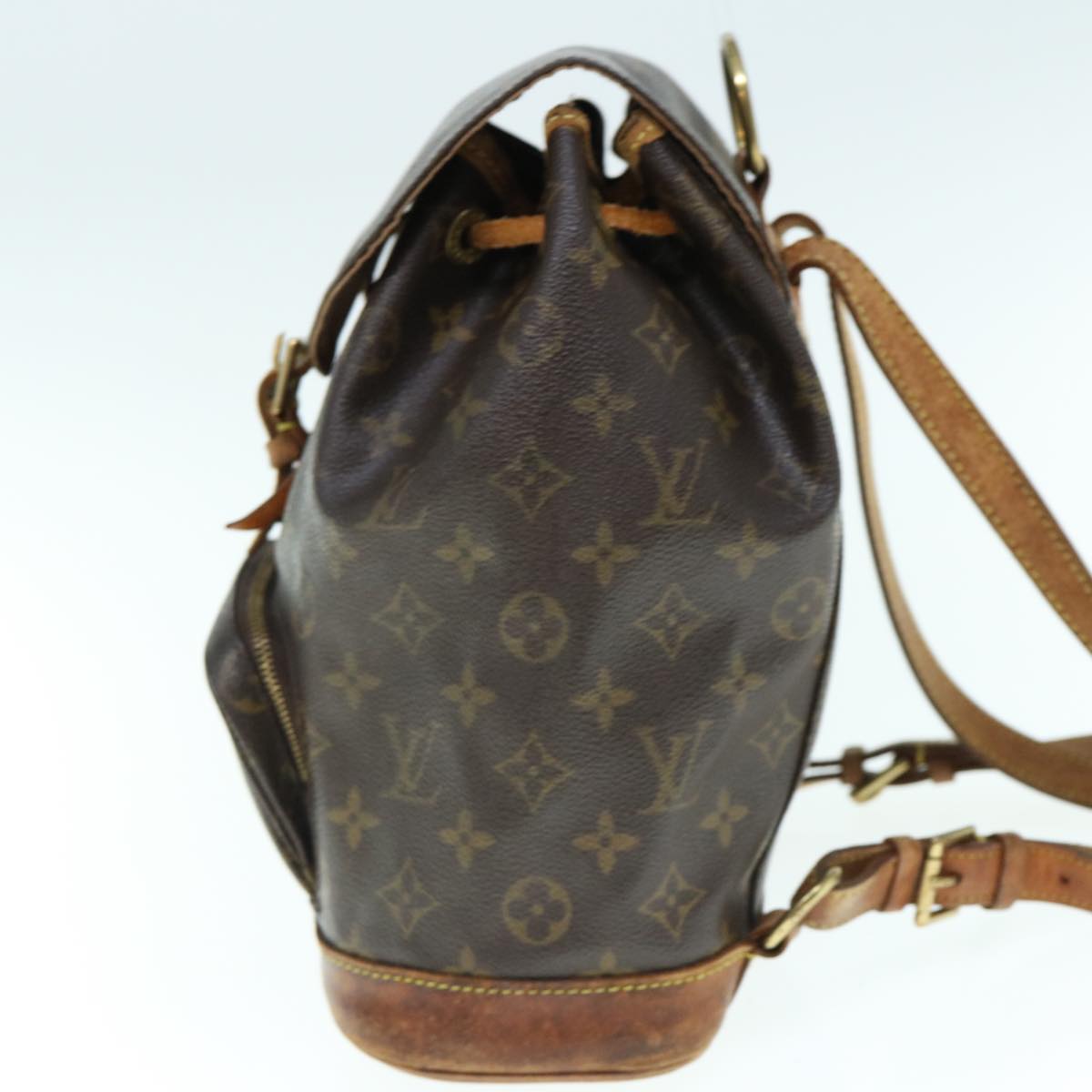 LOUIS VUITTON Monogram Montsouris MM Backpack M51136 LV 61157