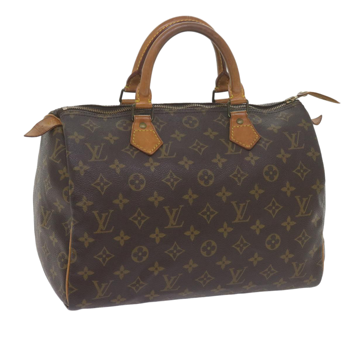 LOUIS VUITTON Monogram Speedy 30 Hand Bag M41526 LV 61176