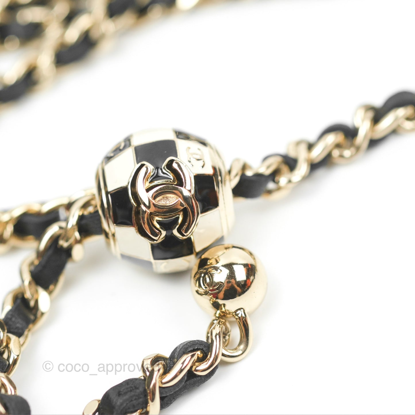 Chanel Ball Crush Vanity with Chain Black Lambskin Gold Hardware