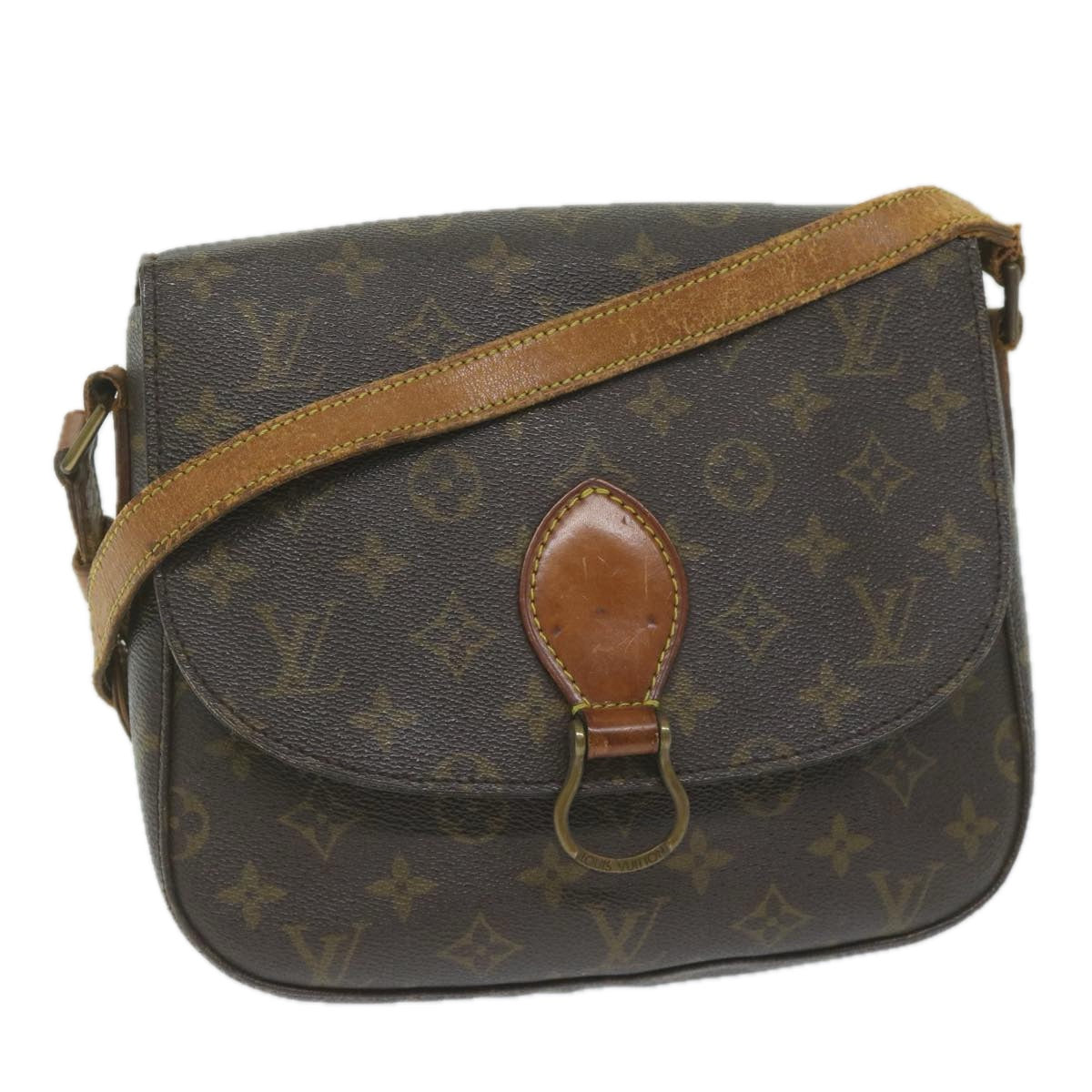LOUIS VUITTON Monogram Saint Cloud GM Shoulder Bag M51242 LV 61201