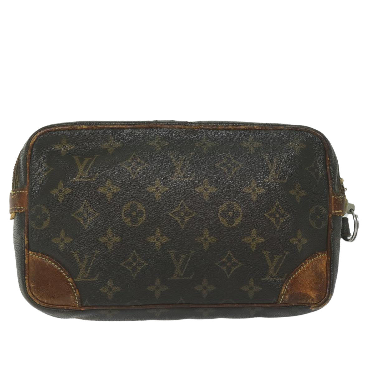 LOUIS VUITTON Monogram Marly Dragonne GM Clutch Bag M51825 LV 61212