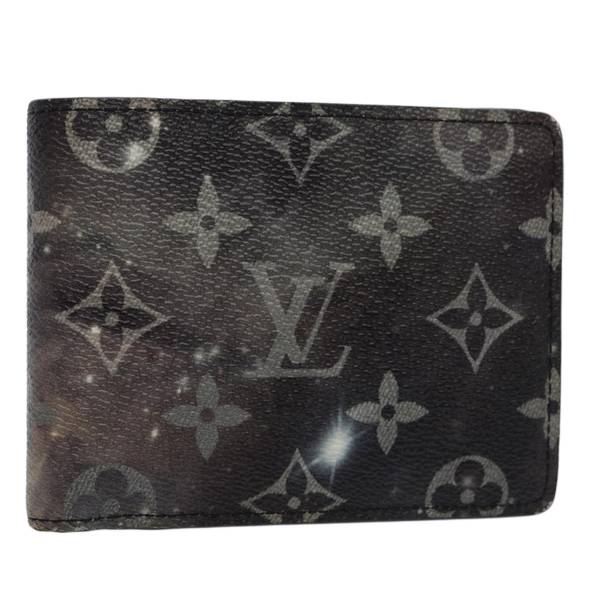 LOUIS VUITTON Monogram Galaxy Portefeuille Multipull Black M67429 LV 61218