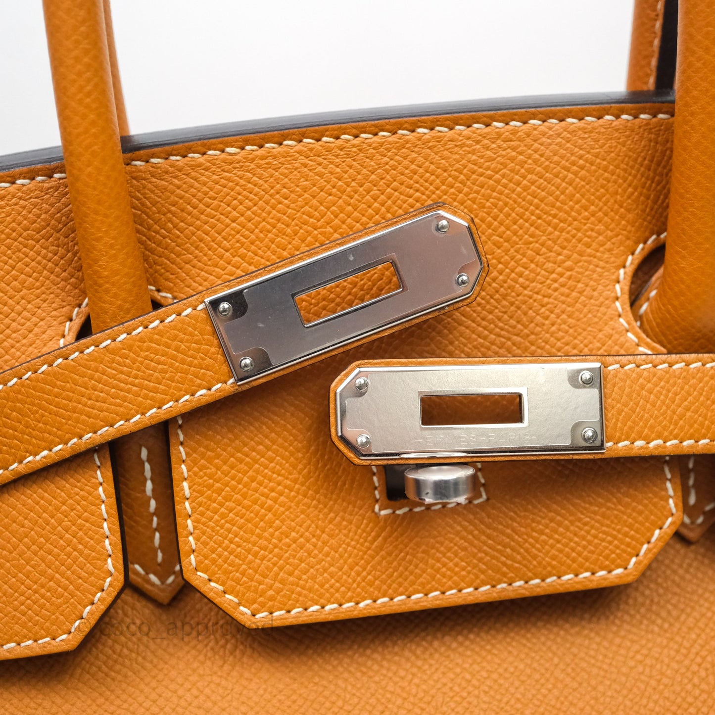 Hermes Birkin 30 Toffee Epsom Palladium Hardware