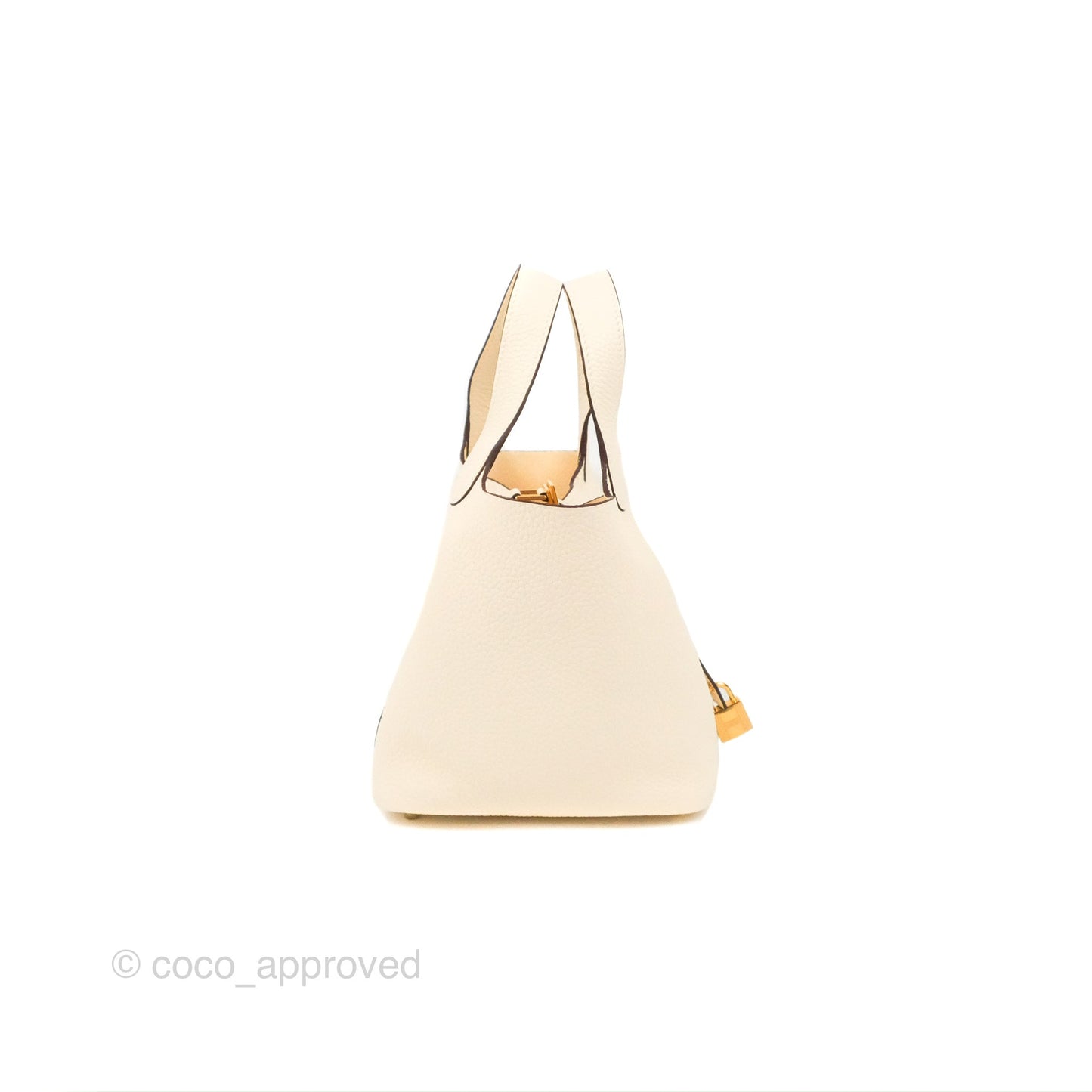 Hermès Picotin Lock 18 Nata Taurillon Clemence Gold Hardware
