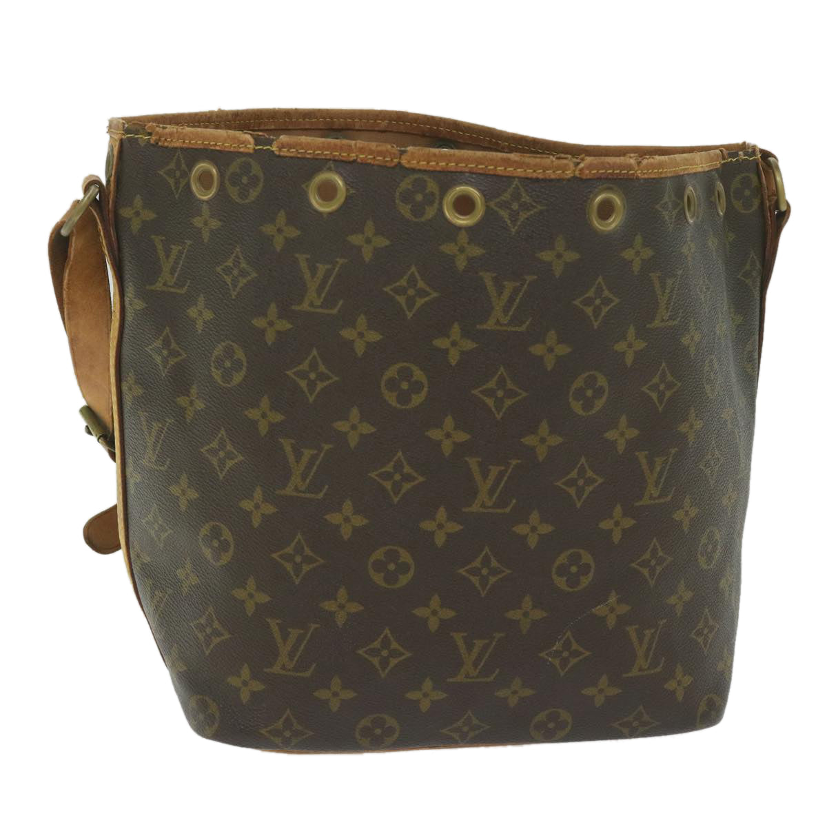 LOUIS VUITTON Monogram Petit Noe Shoulder Bag M42226 LV 61230