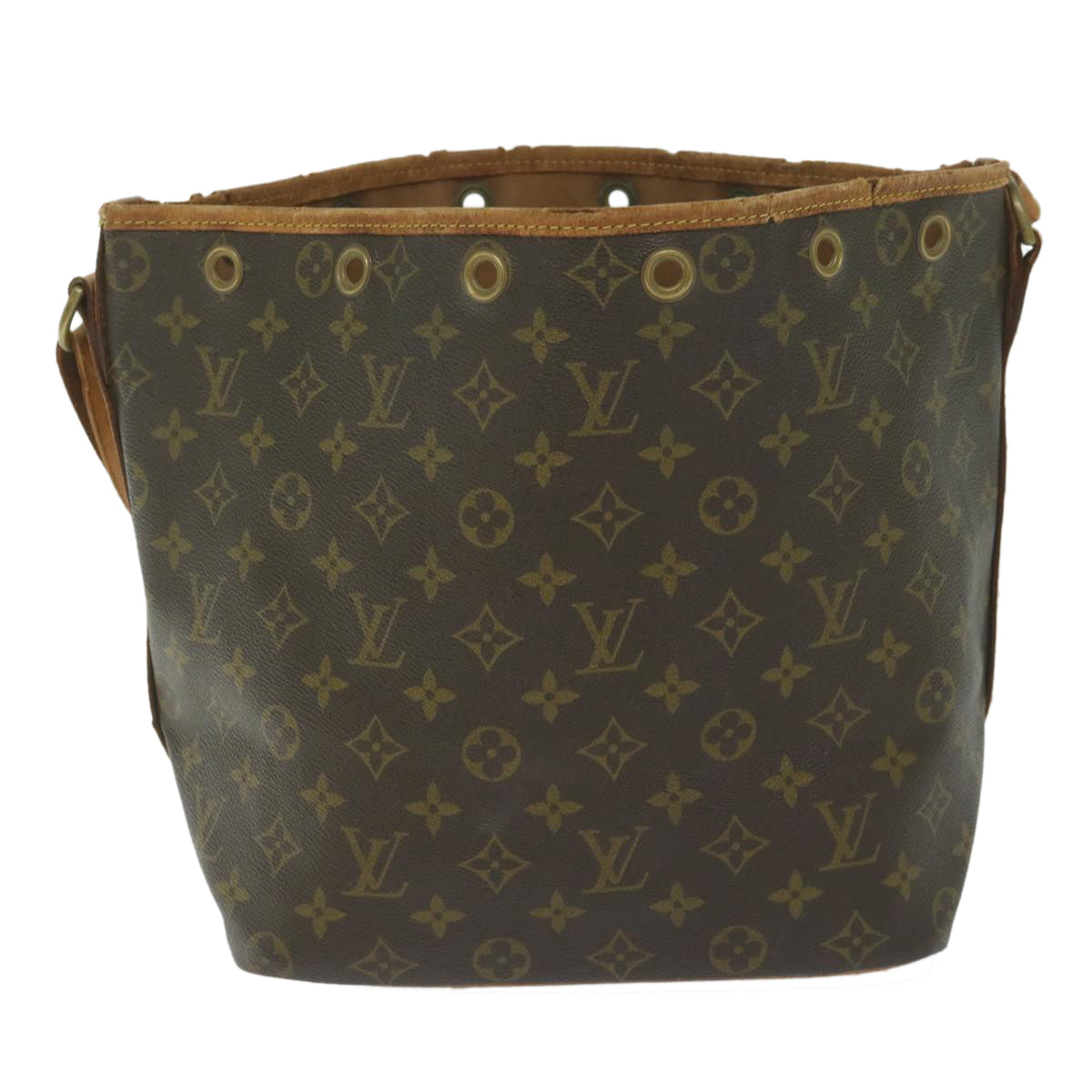 LOUIS VUITTON Monogram Petit Noe Shoulder Bag M42226 LV 61230