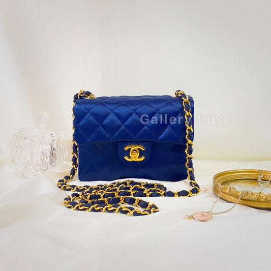 No.2071-Chanel Vintage Satin Mini 17cm