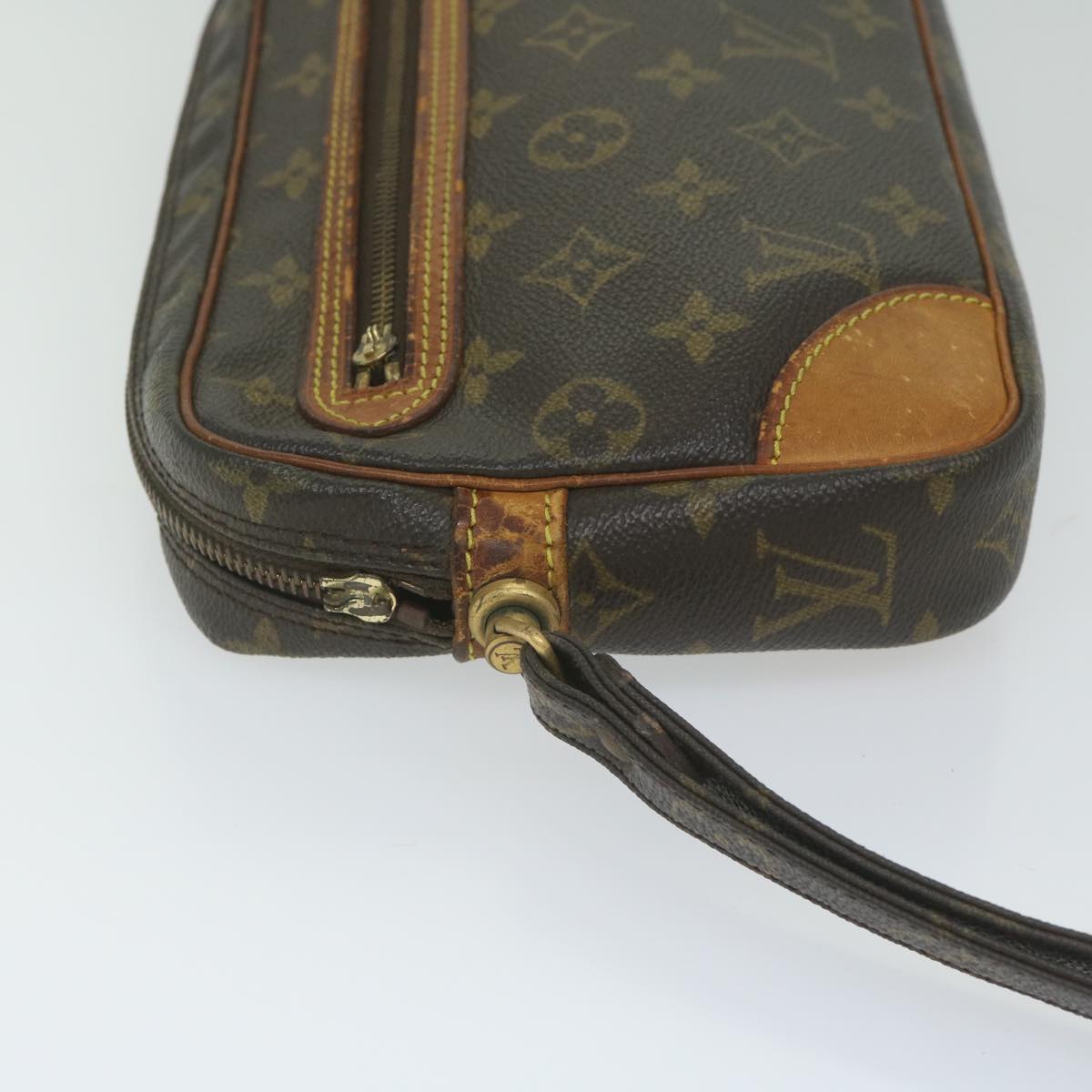 LOUIS VUITTON Monogram Marly Dragonne GM Clutch Bag M51825 LV 61260