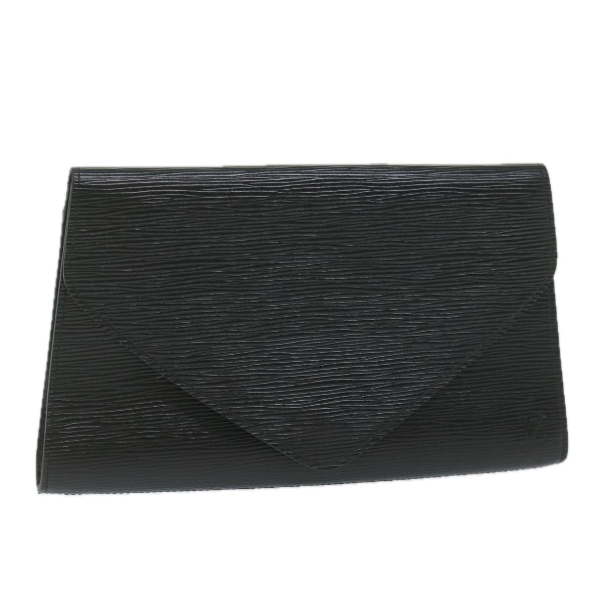LOUIS VUITTON Epi Art Deco Clutch Bag Black M52632 LV 61261