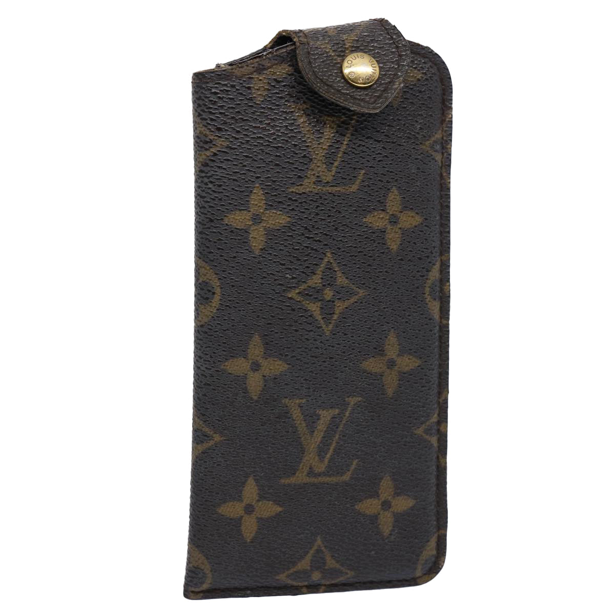 LOUIS VUITTON Monogram Etui Lunette PM Glasses Case M66545 LV 61271