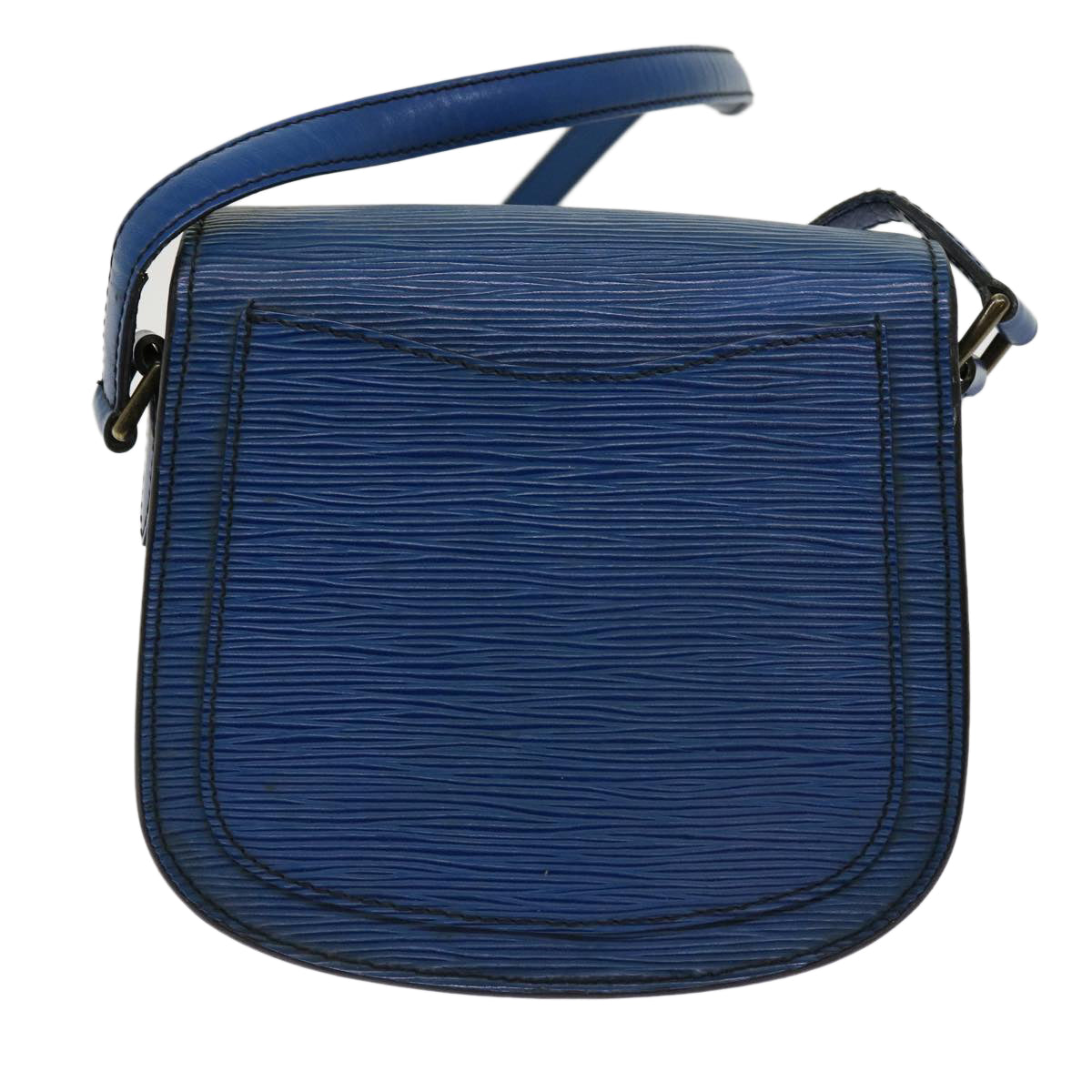 LOUIS VUITTON Epi Saint Cloud PM Shoulder Bag Blue M52195 LV 61278