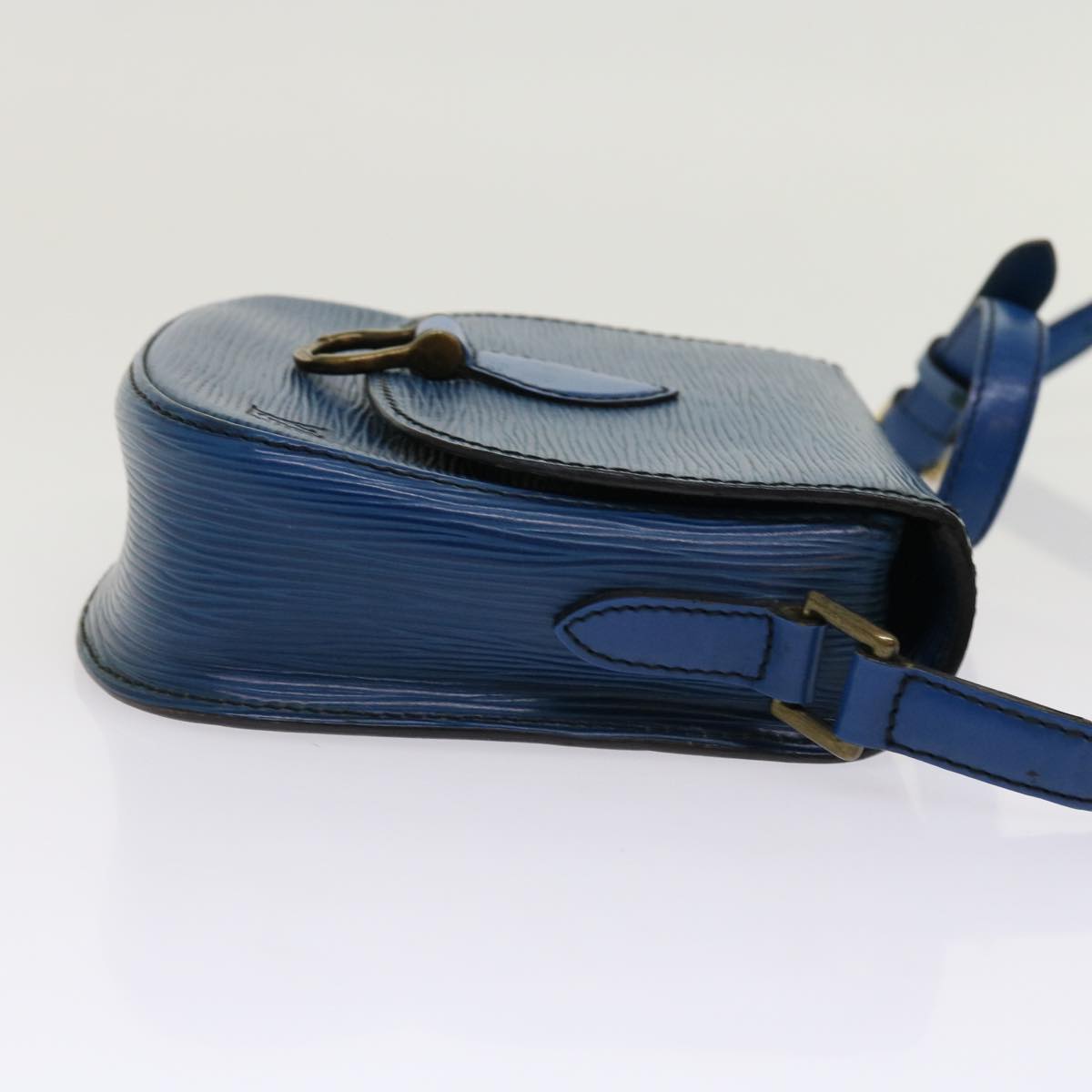 LOUIS VUITTON Epi Saint Cloud PM Shoulder Bag Blue M52195 LV 61278
