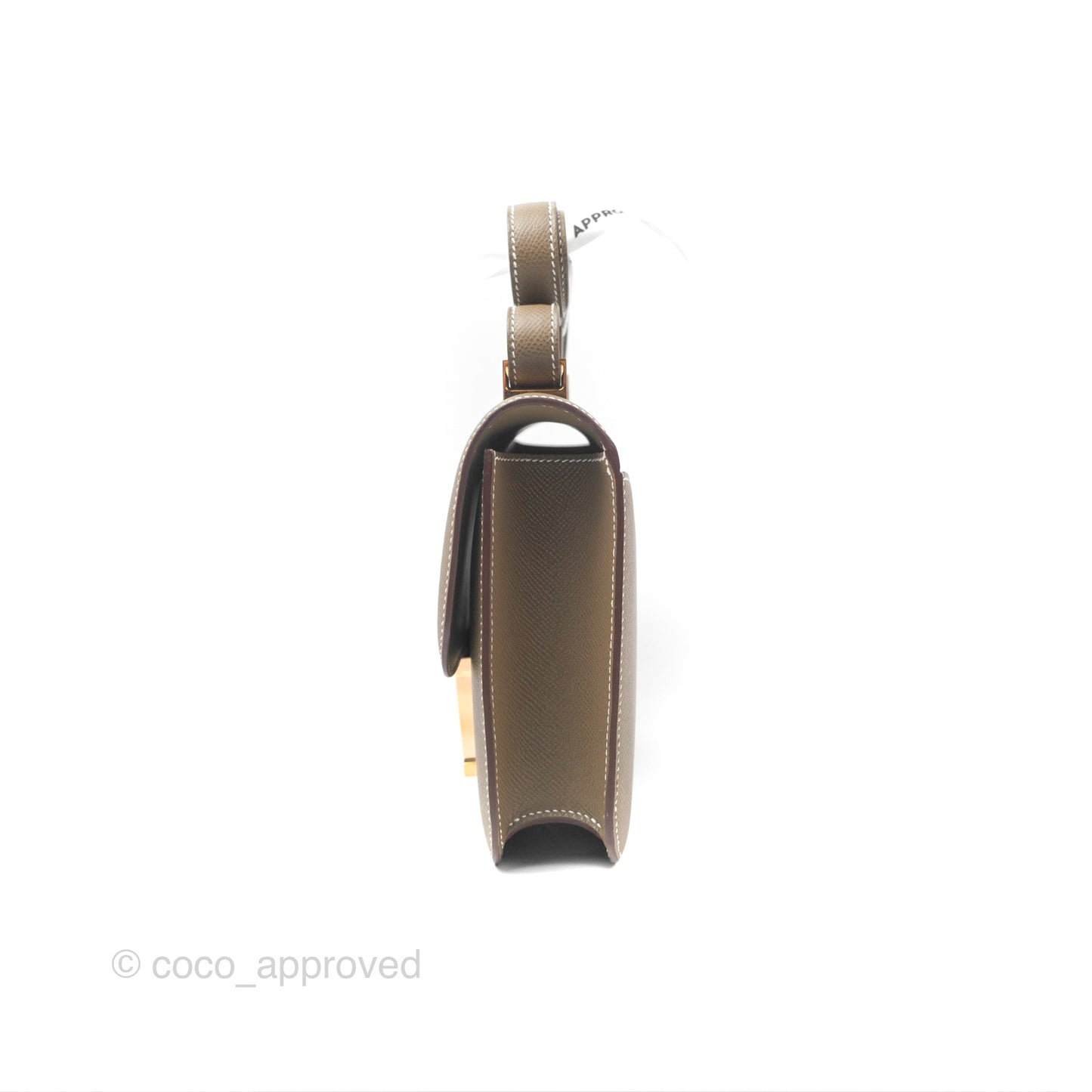 Hermès Constance 24 Mirror Etoupe 18 Epsom Rose Gold Hardware