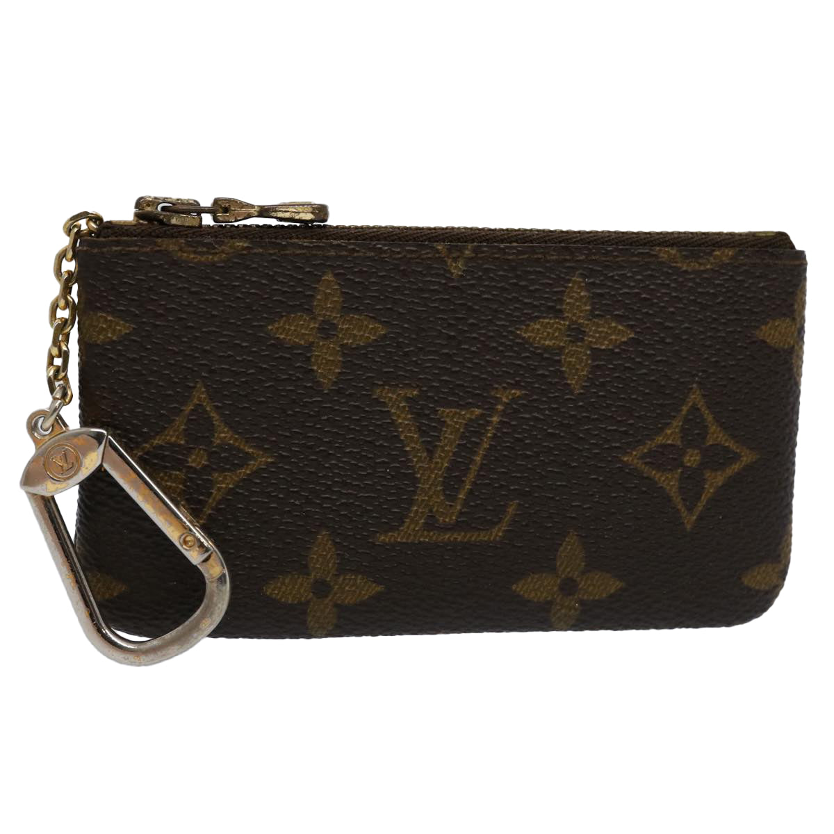 LOUIS VUITTON Monogram Pochette Cles Coin Purse M62650 LV 61298