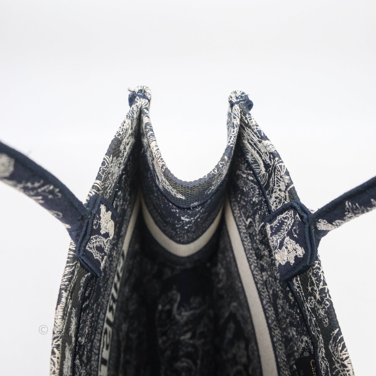 Christian Dior Toile De Jouy Medium Book Tote Canvas