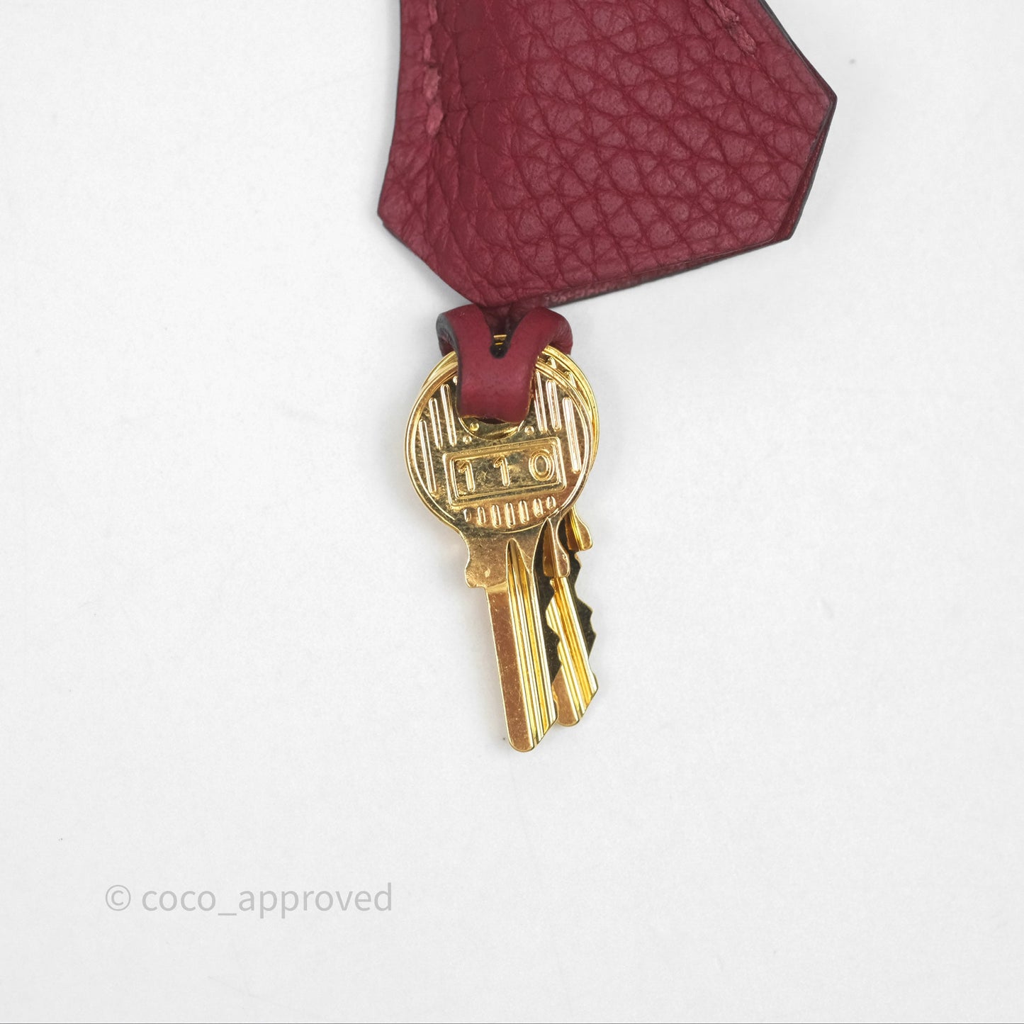 Hermès Birkin 25 Retourne Rouge Grenat Togo Gold Hardware