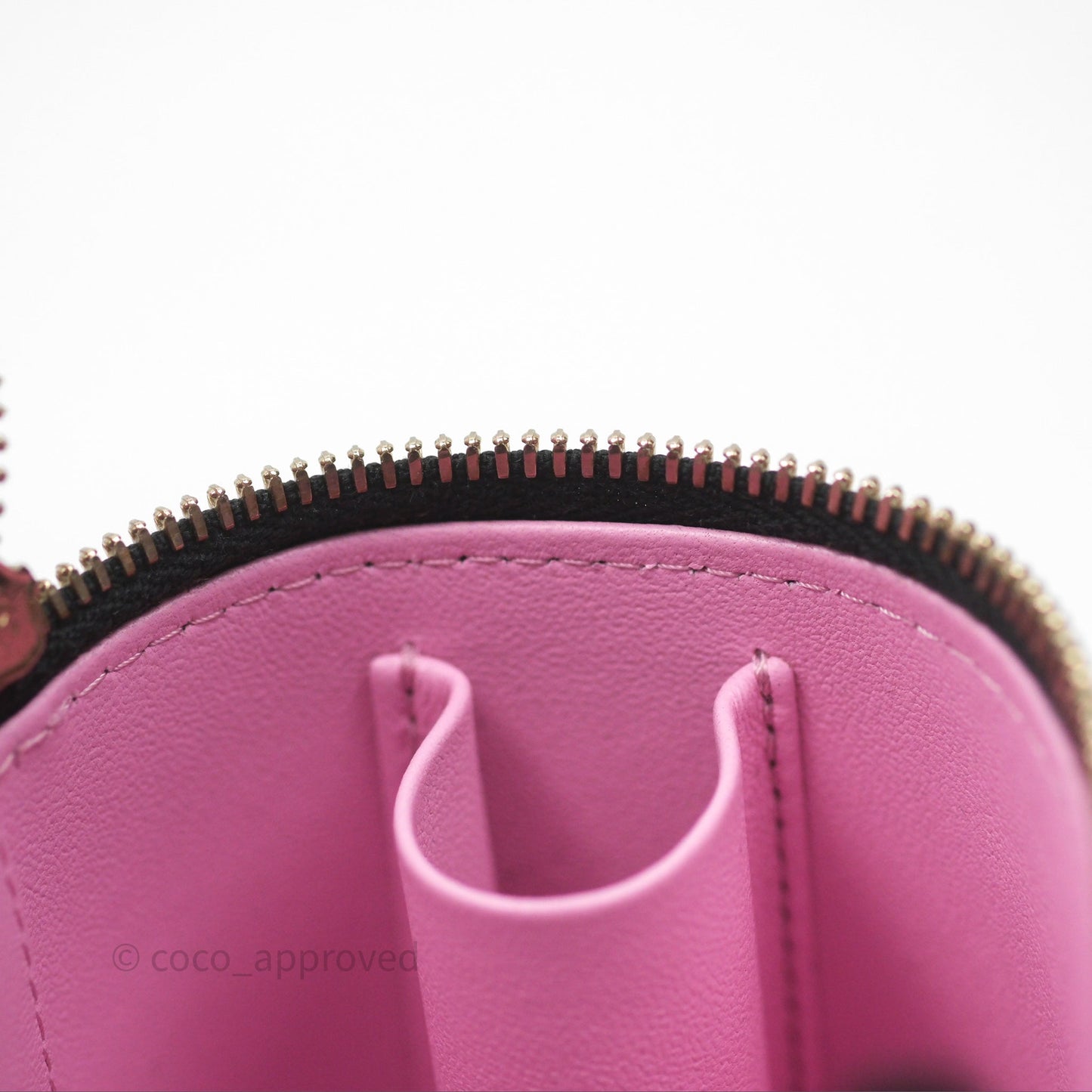 Chanel Mini Top Handle Vanity With Chain Black/ Pink Lambskin Gold Hardware