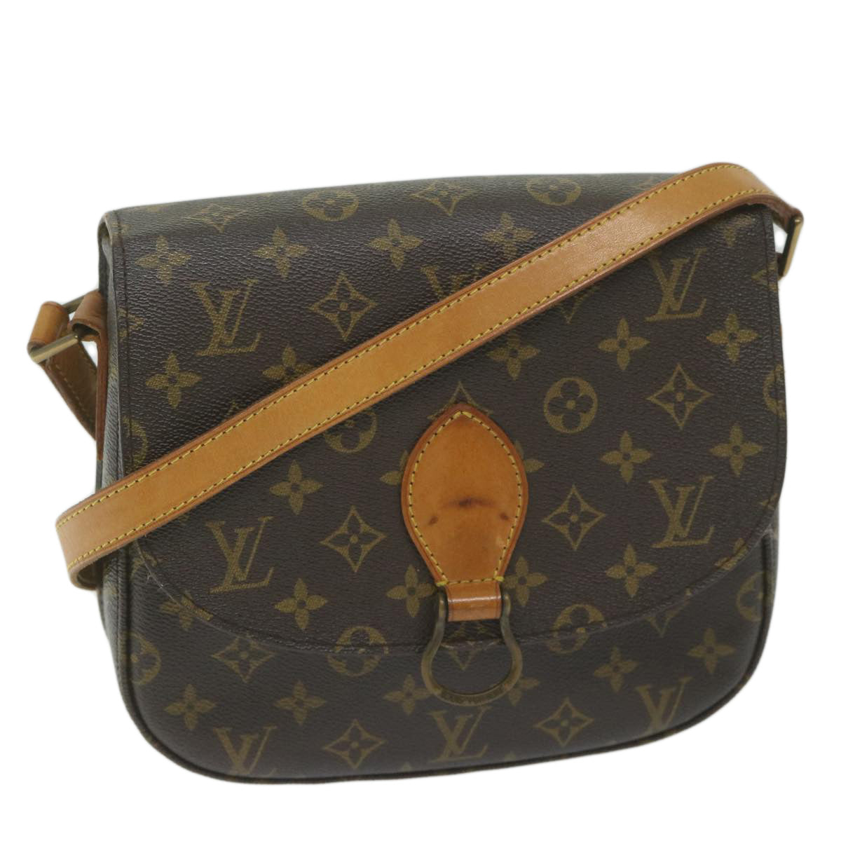 LOUIS VUITTON Monogram Saint Cloud GM Shoulder Bag M51242 LV 61303