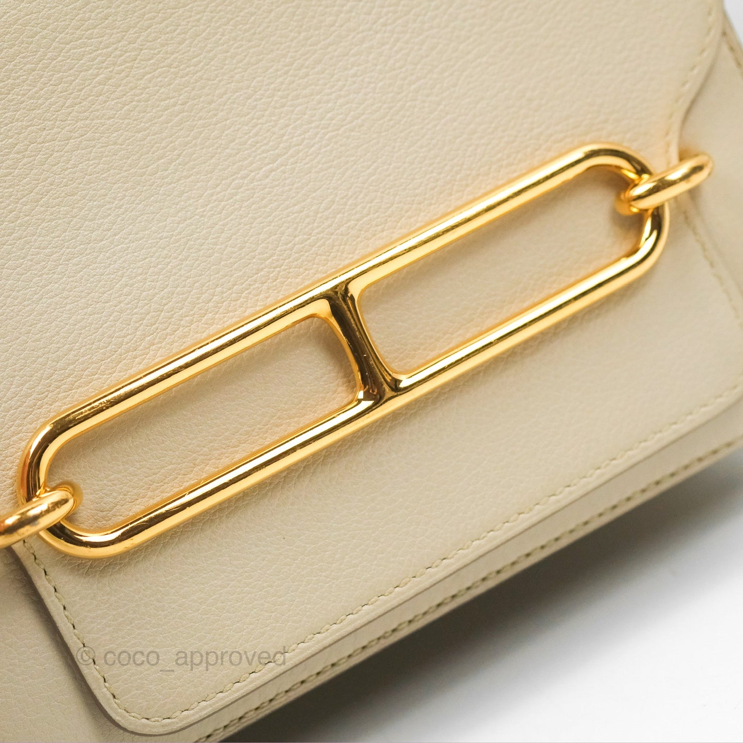 Hermès Roulis Mini 18 Beton Evercolor Gold Hardware