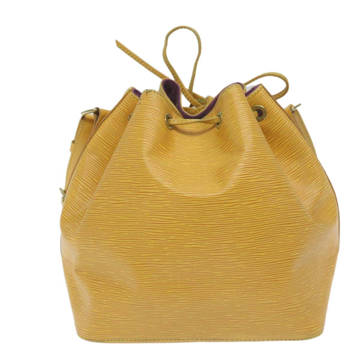LOUIS VUITTON Epi Petit Noe Shoulder Bag Tassili Yellow M44109 LV 61356