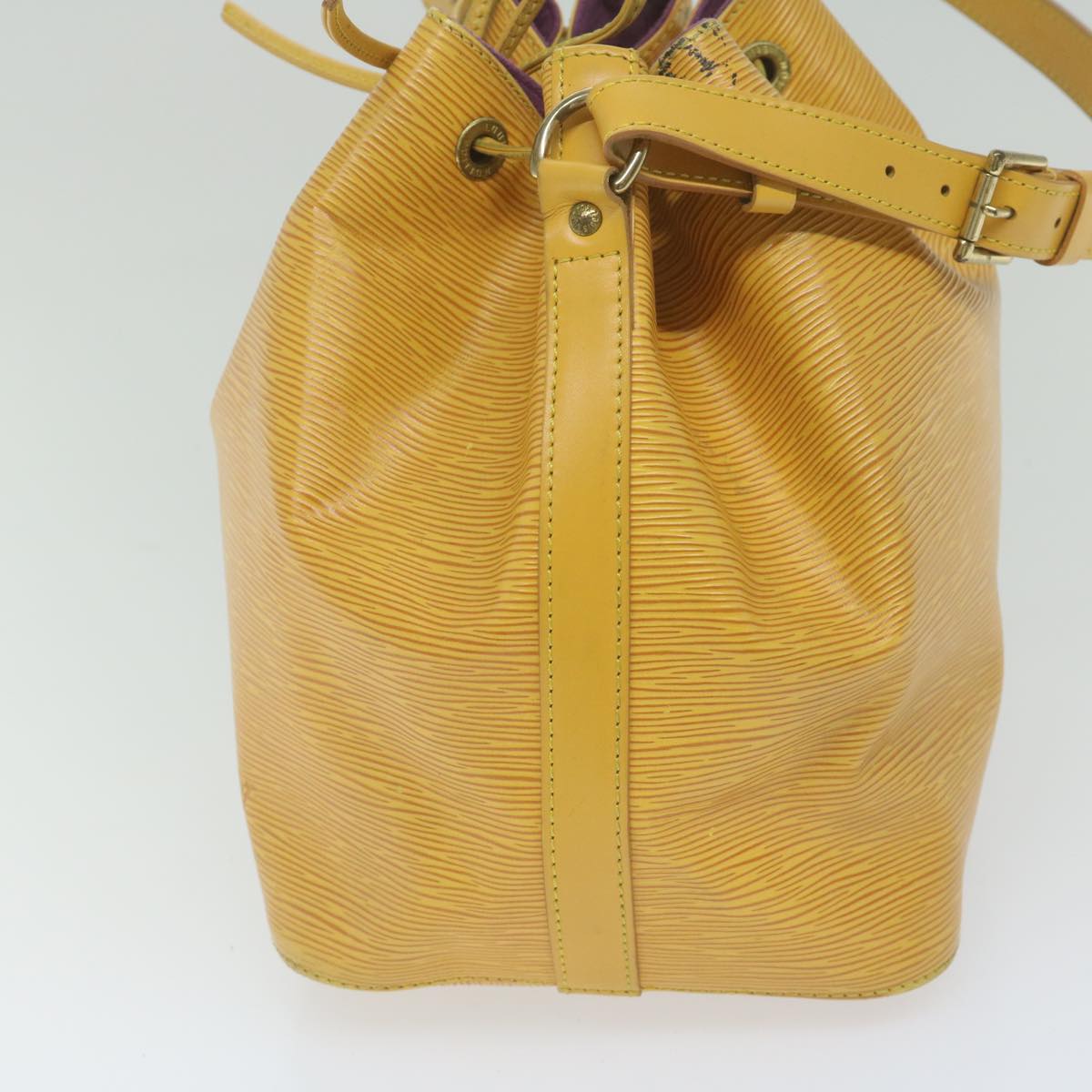 LOUIS VUITTON Epi Petit Noe Shoulder Bag Tassili Yellow M44109 LV 61356