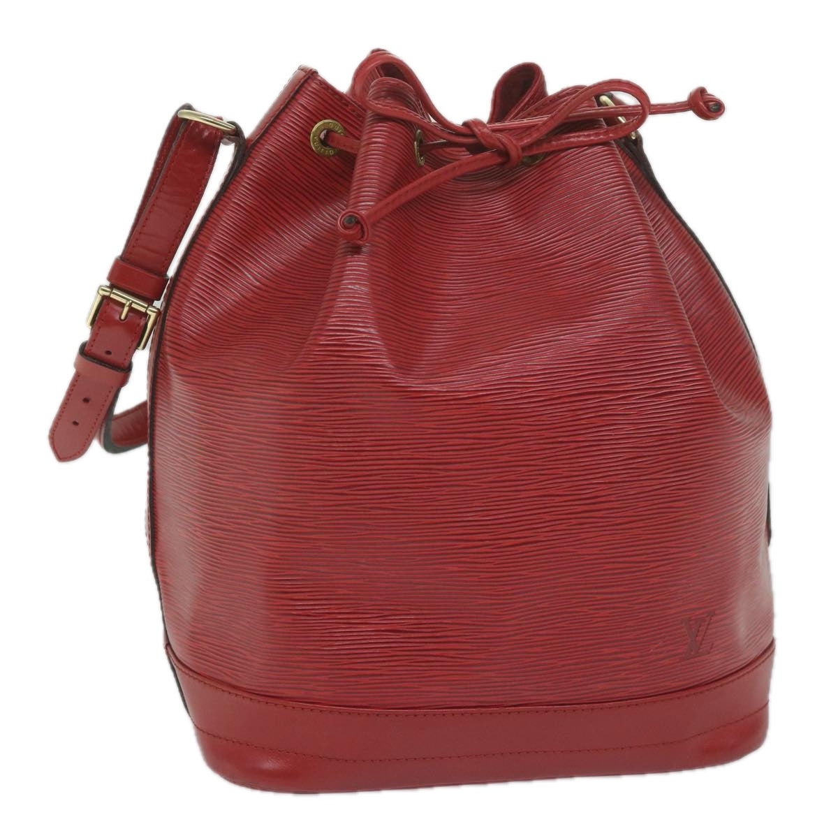 LOUIS VUITTON Epi Noe Shoulder Bag Red M44007 LV 61358