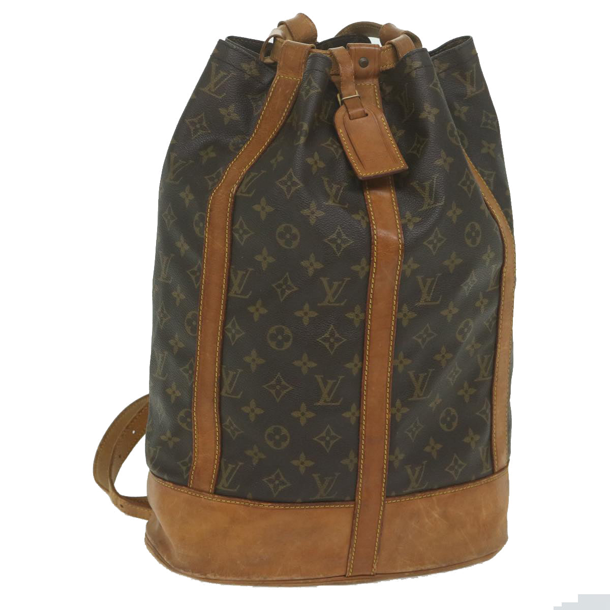 LOUIS VUITTON Monogram Randonnee GM Shoulder Bag M42244 LV 61365