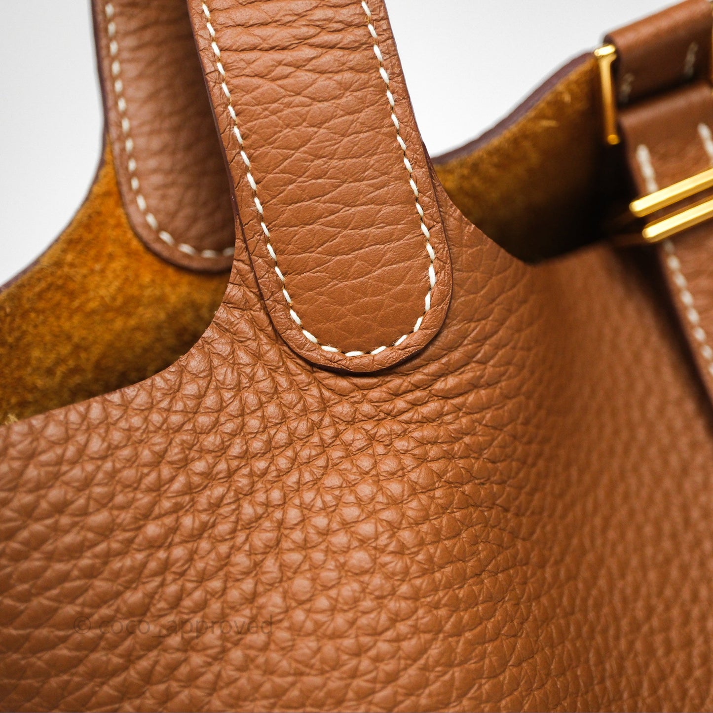 Hermès Picotin 18 Gold Clemence Gold Hardware