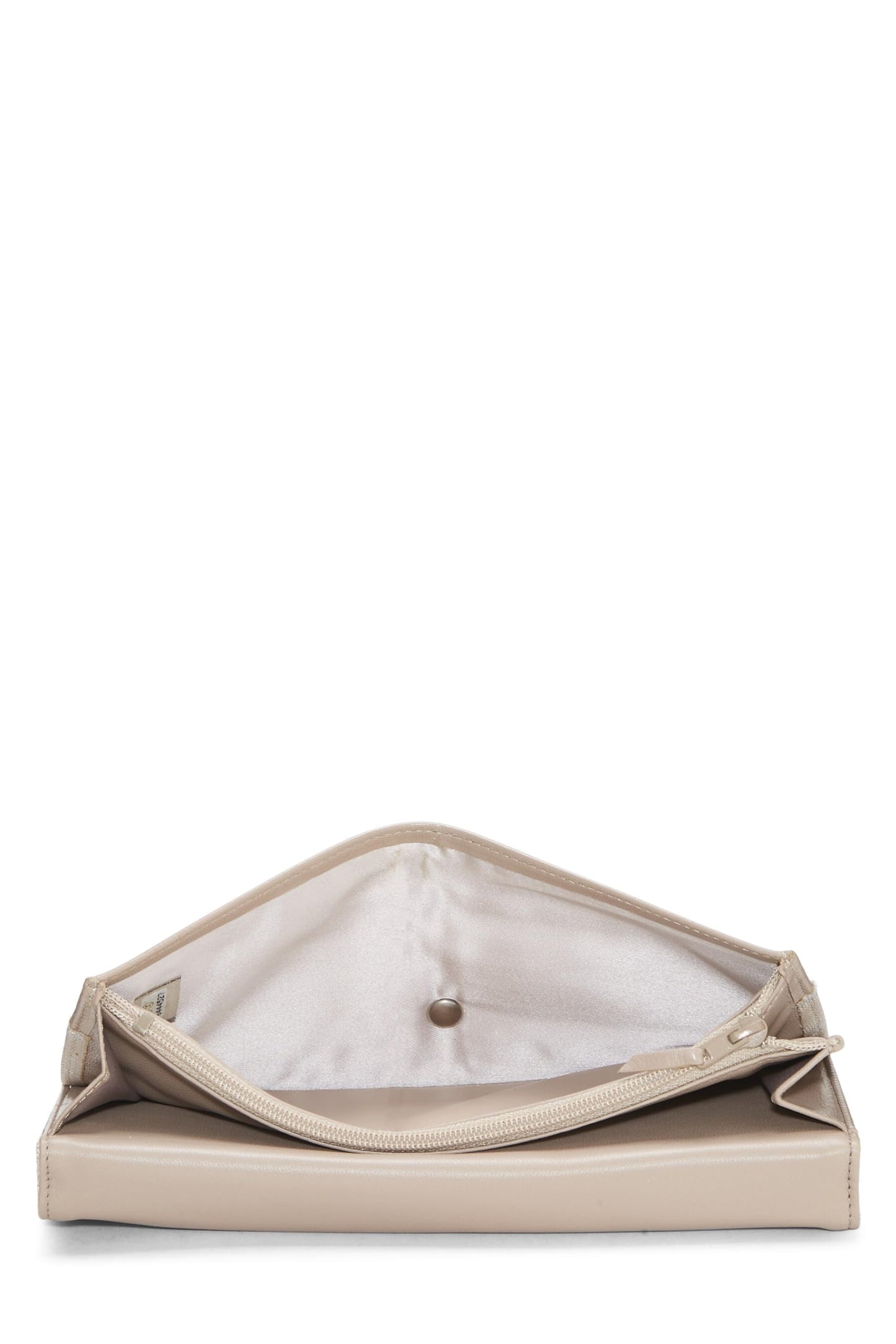 Chanel,  Beige Nylon Travel Line Long Wallet, Beige