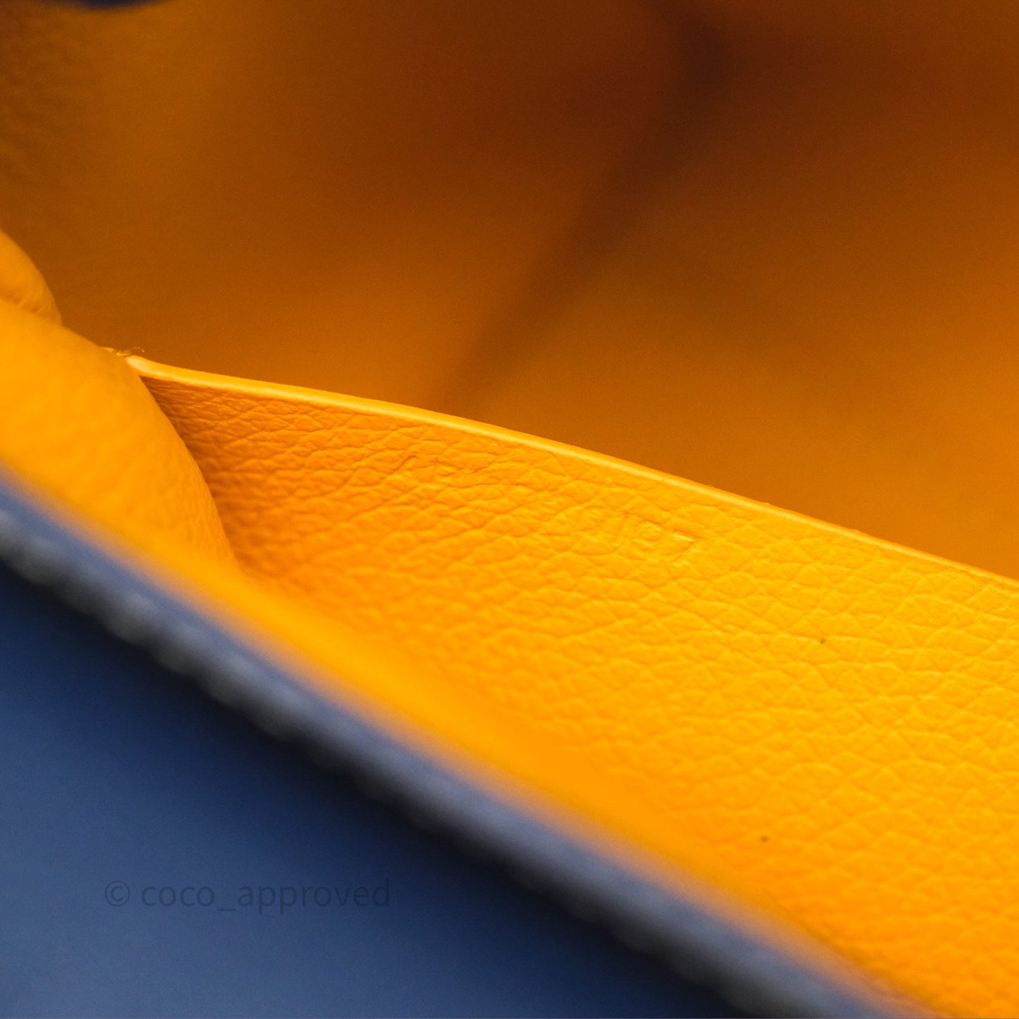Goyard Saïgon Mini Bag Navy Goyardine Canvas/ Chevroches Calfskin