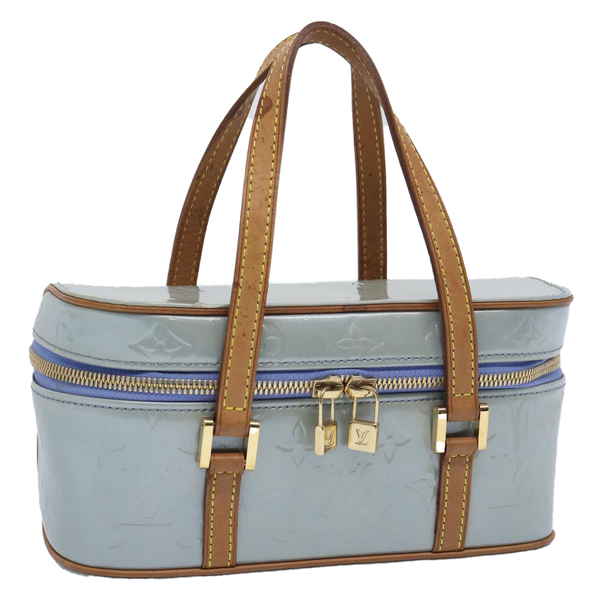 LOUIS VUITTON Monogram Vernis Sullivan Horizontal PM Hand Bag M91266 61450