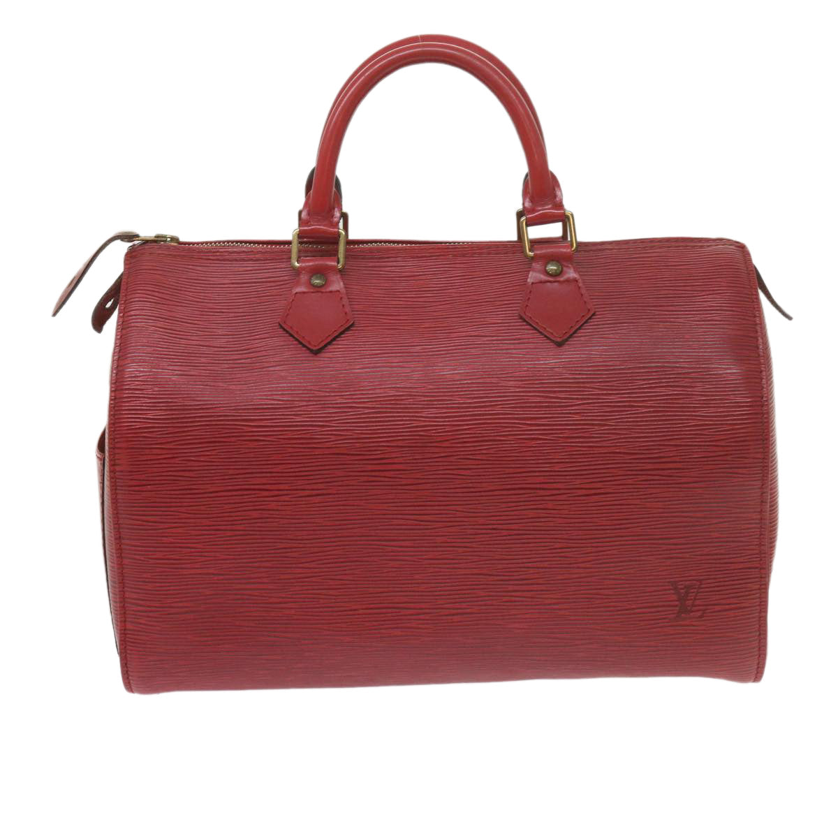 LOUIS VUITTON Epi Speedy 30 Hand Bag Castilian Red M43007 LV 61475