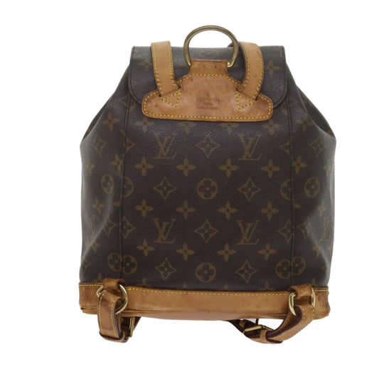 LOUIS VUITTON Monogram Montsouris MM Backpack M51136 LV 61478