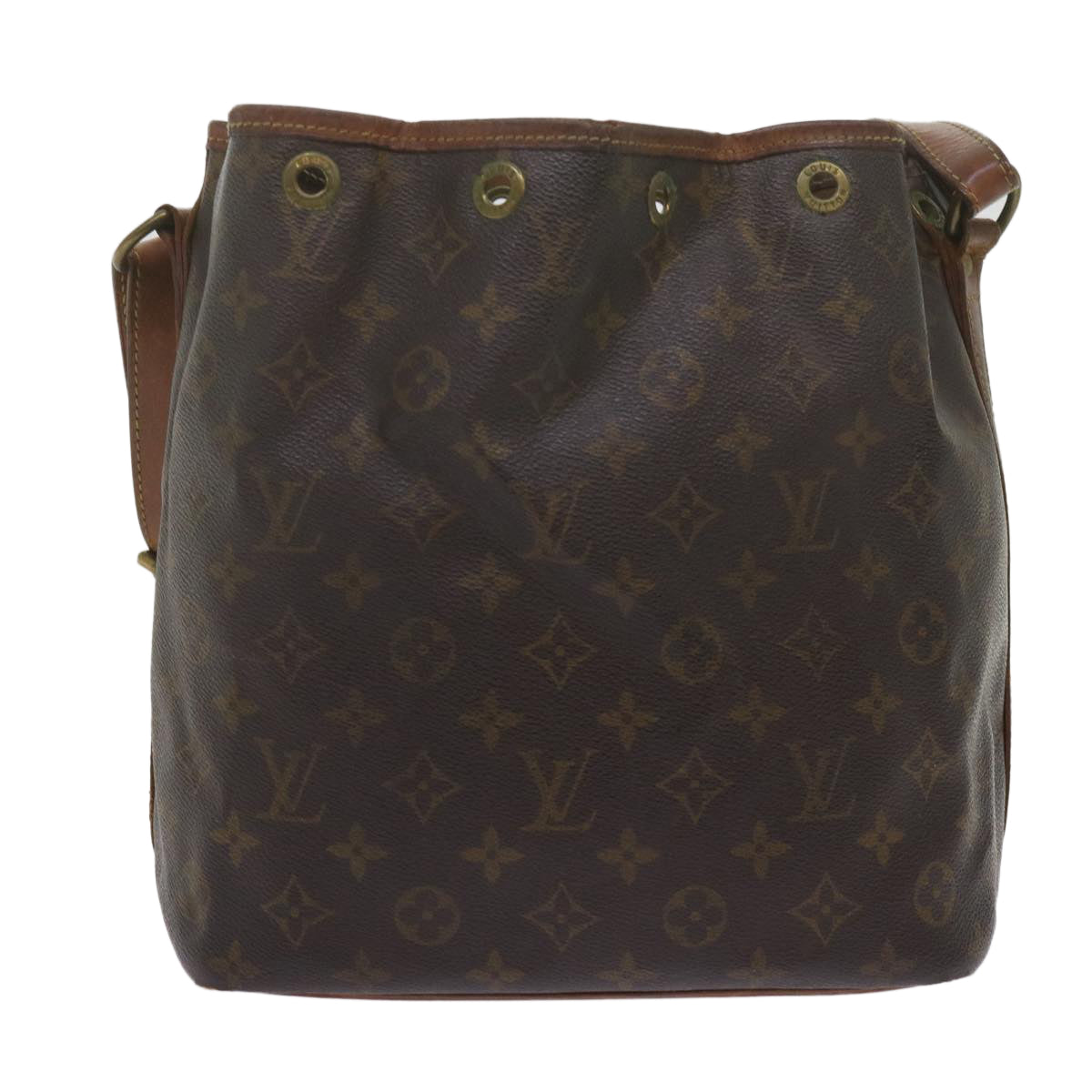 LOUIS VUITTON Monogram Petit Noe Shoulder Bag M42226 LV 61480