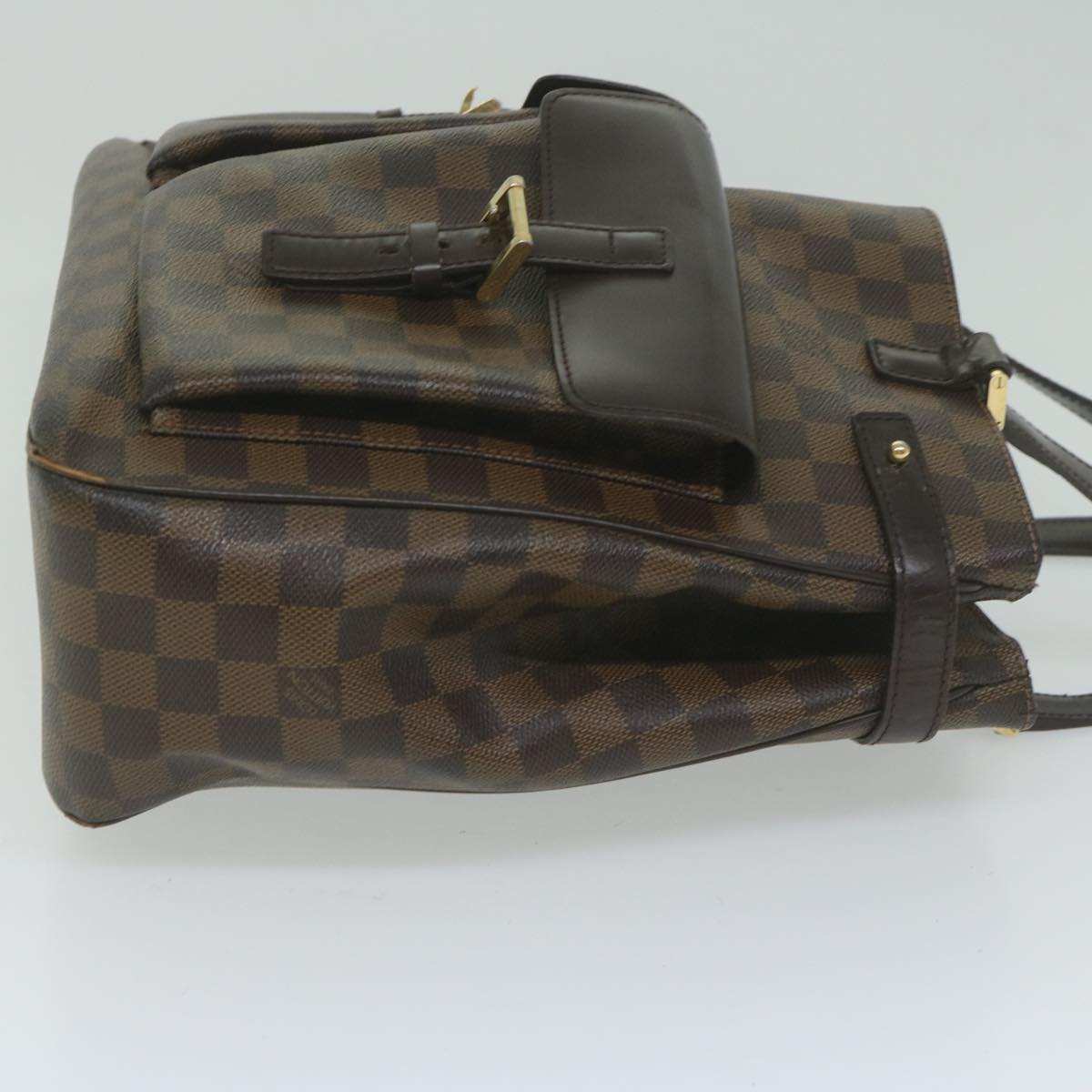 LOUIS VUITTON Damier Ebene Uzes Tote Bag N51128 LV 61483