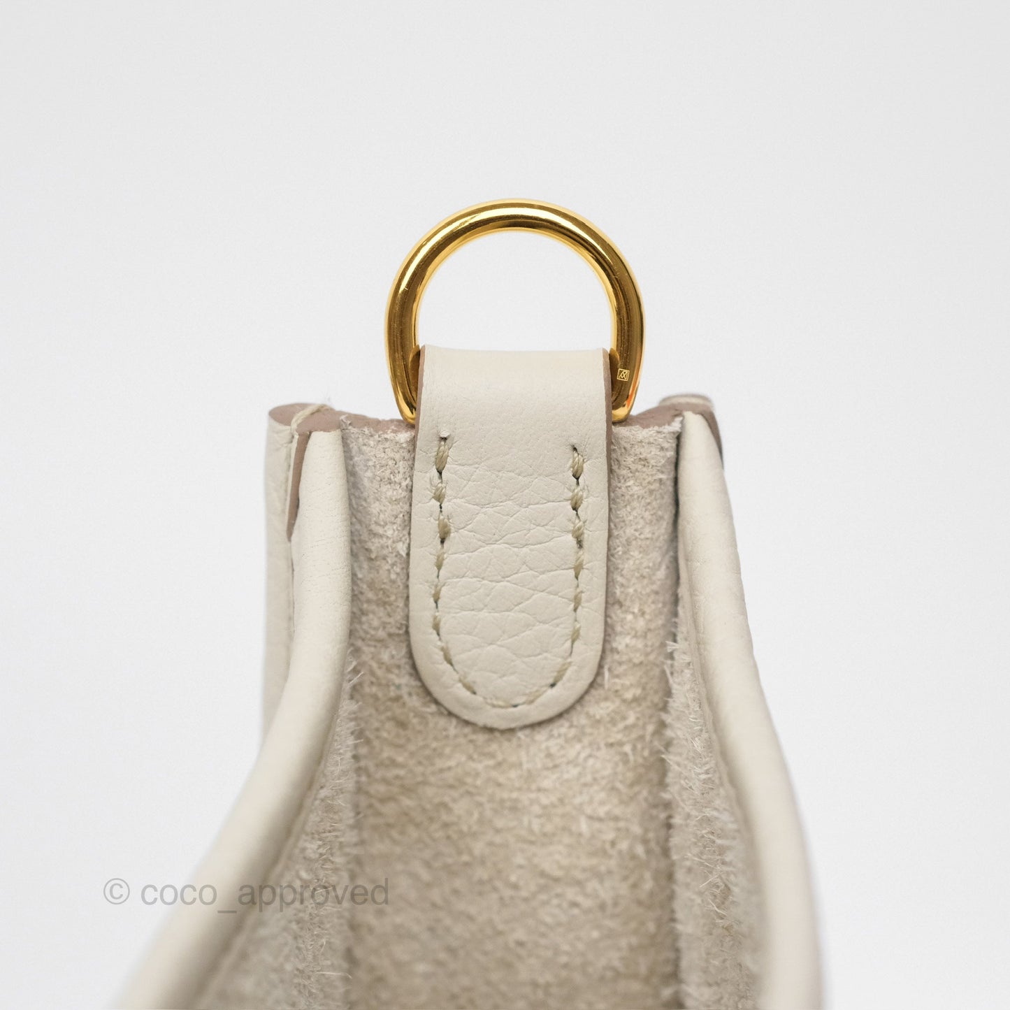 Hermès Mini Evelyne 16 Beton 8L Clemence Gold Hardware