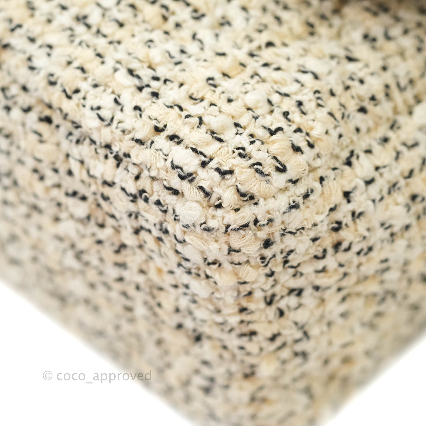 Chanel 19 Small Tweed Oreo Cream Mixed Hardware