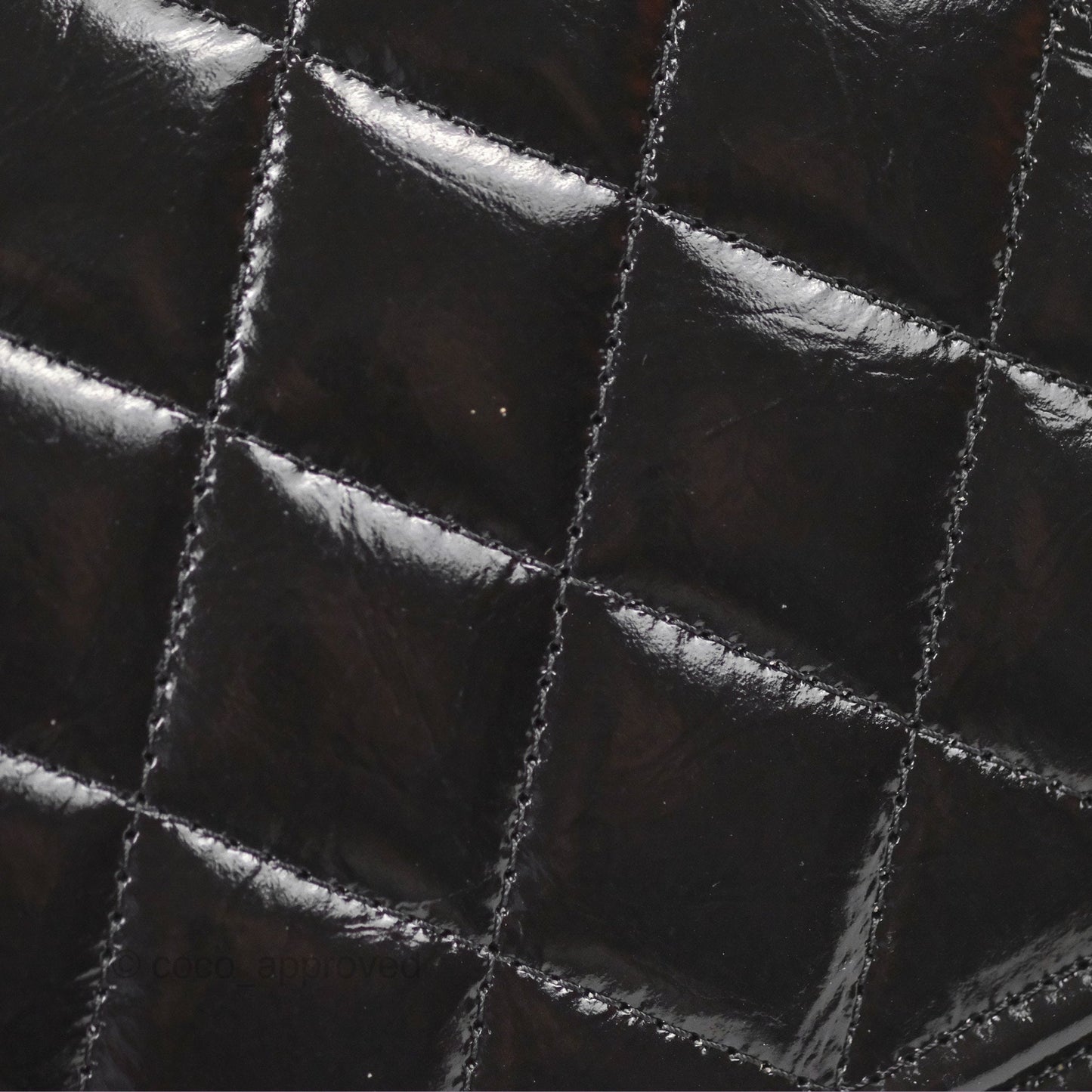 Chanel Quilted Boy Wallet on Chain WOC Black Aged Calfskin Gun Metal