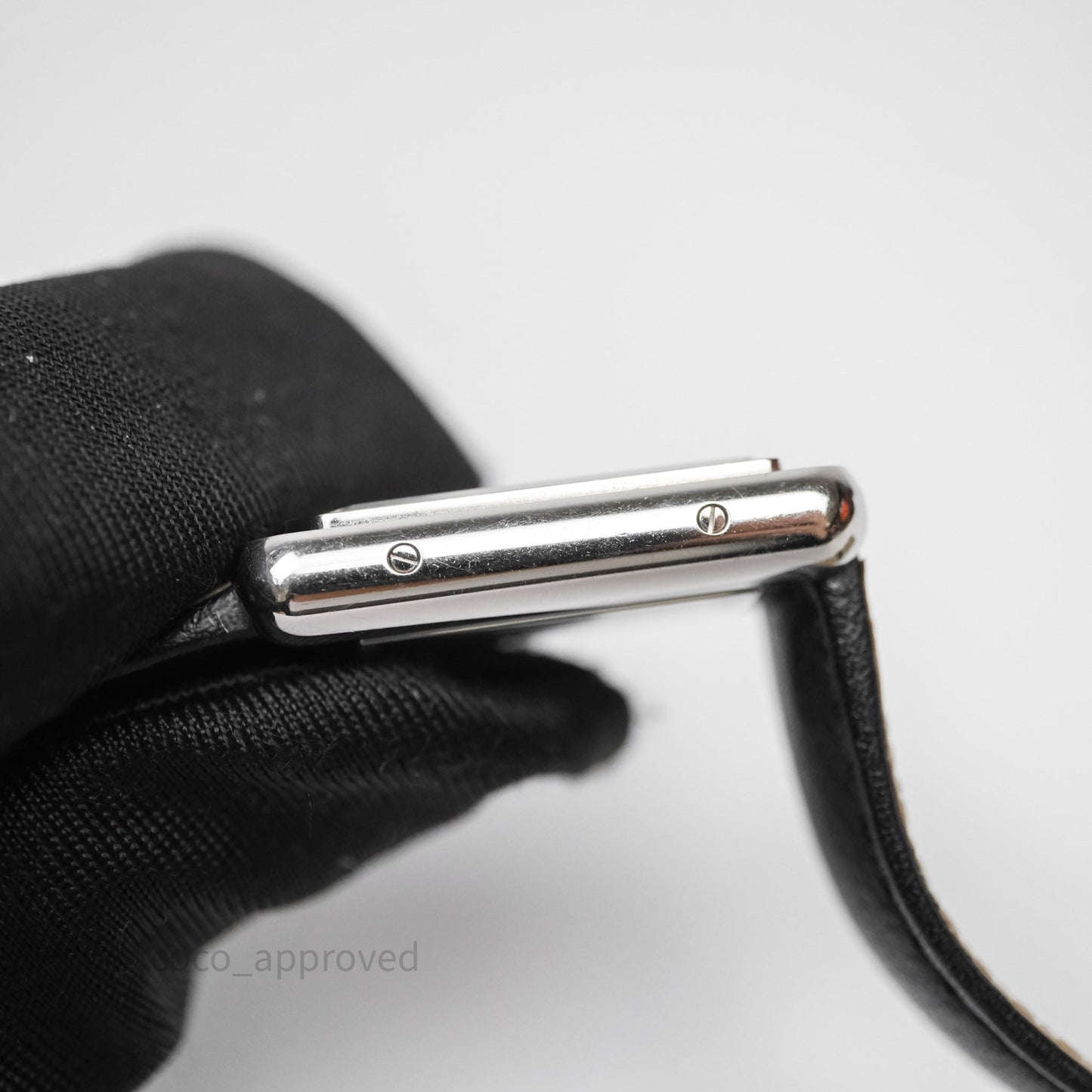 Cartier Tank Solo Watch Small Model Steel Black