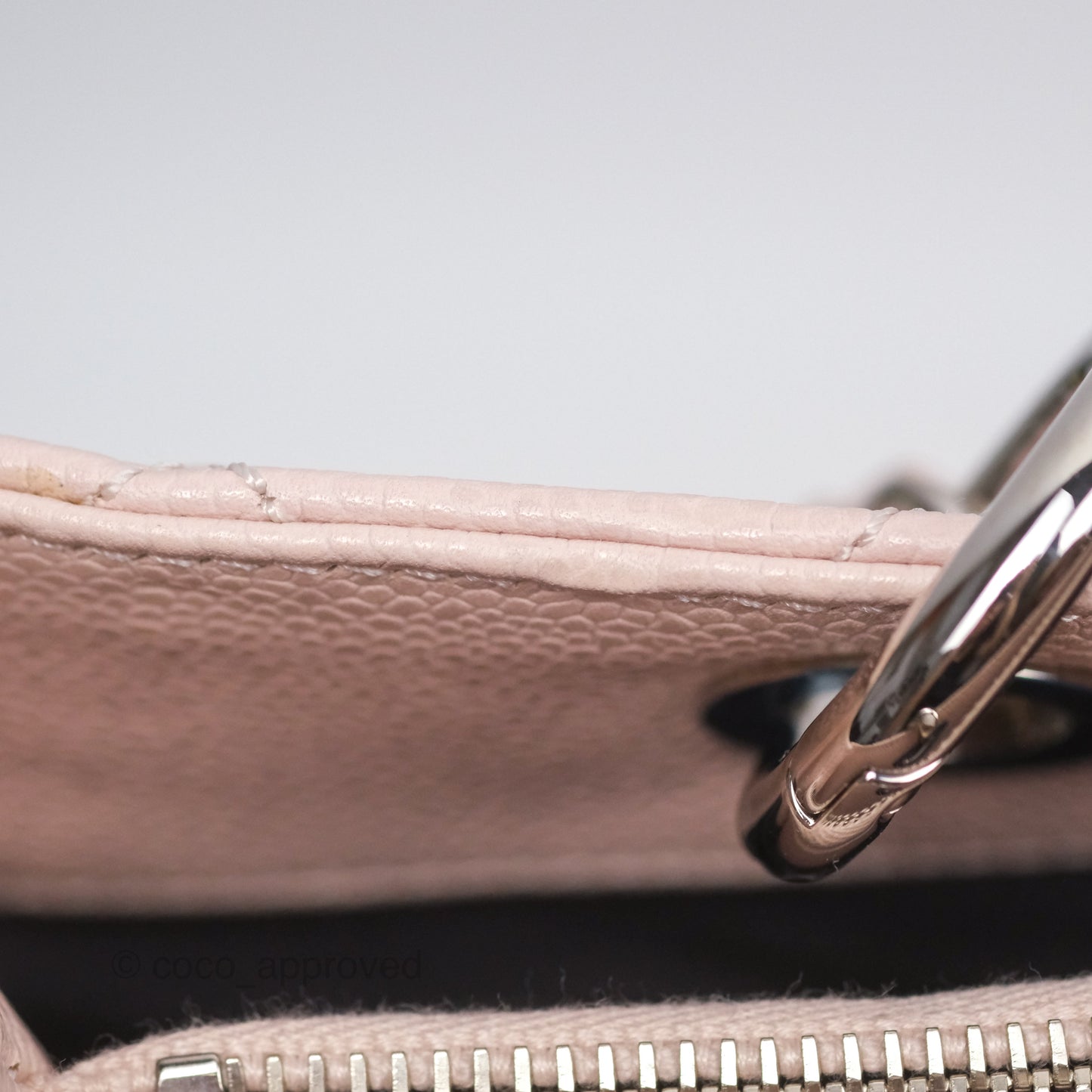 Chanel GST Pink Caviar Silver Hardware